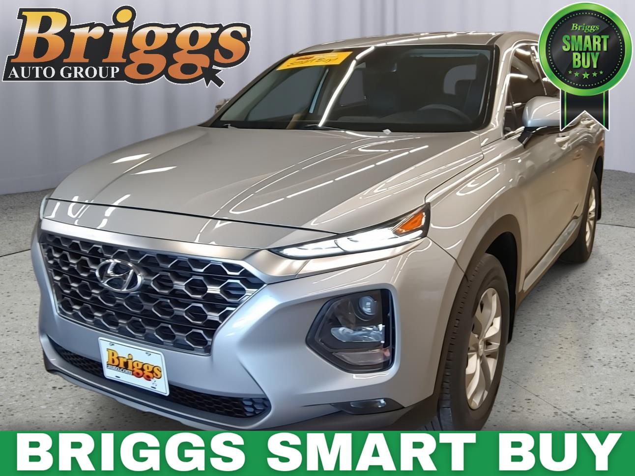 Shimmering Silver Pearl 2020 Hyundai Santa Fe SUV / Crossover Front-Wheel Drive Automatic