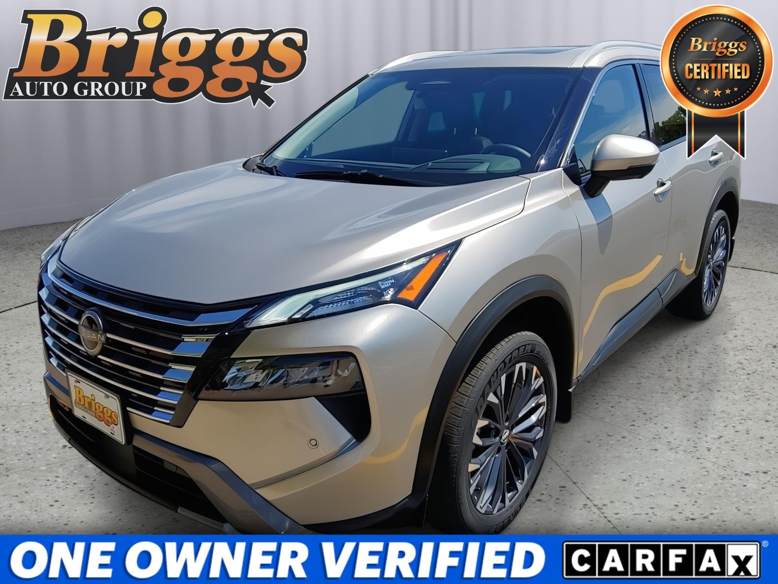 Champagne Silver Metallic 2025 Nissan Rogue SUV / Crossover All-Wheel Drive Continuously Variable Transmission