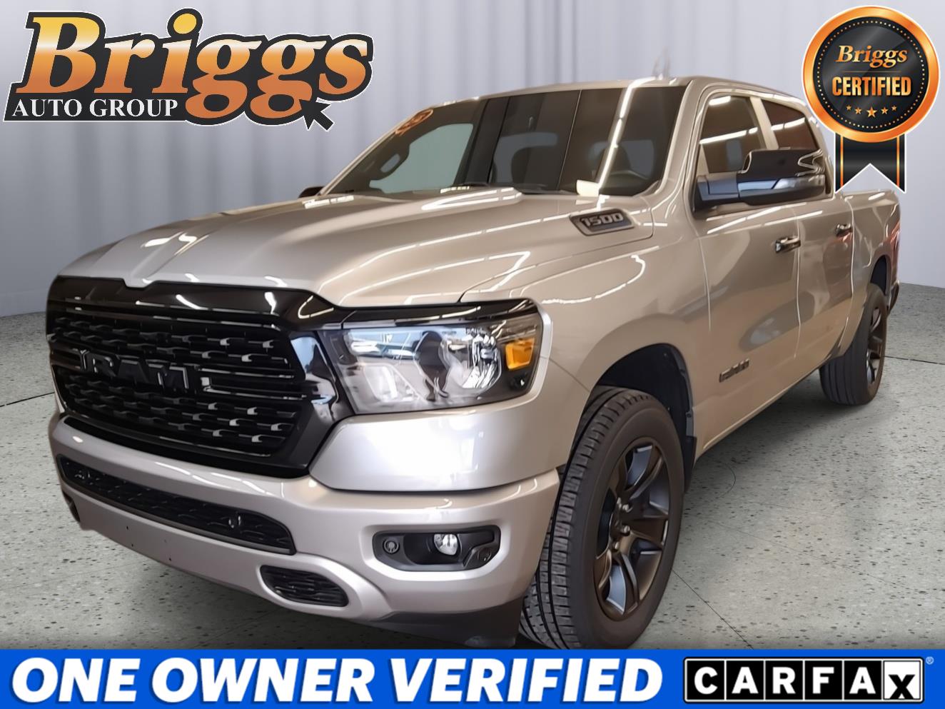 Billet Silver Metallic Clearcoat 2023 RAM 1500 Pickup Truck Four-Wheel Drive 8-Speed Automatic