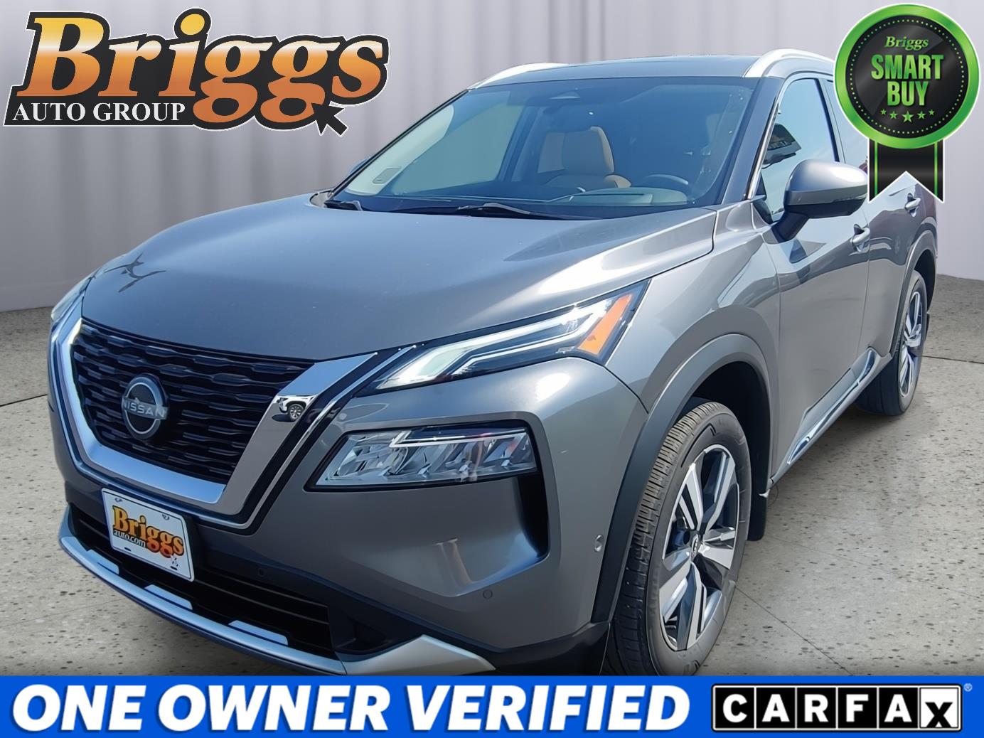 Gray (Gun Metallic) 2023 Nissan Rogue SUV / Crossover All-Wheel Drive Continuously Variable Transmission