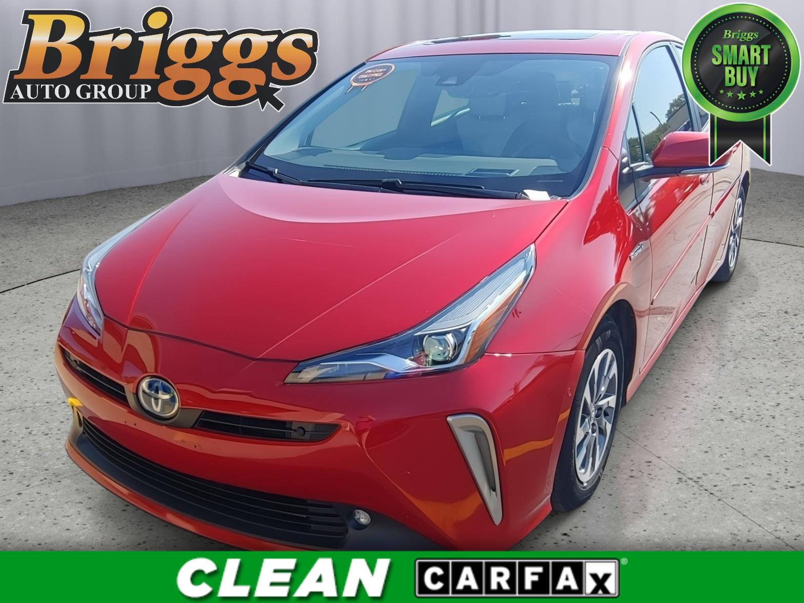 Supersonic Red 2022 Toyota Prius Hatchback Front-Wheel Drive Continuously Variable Transmission