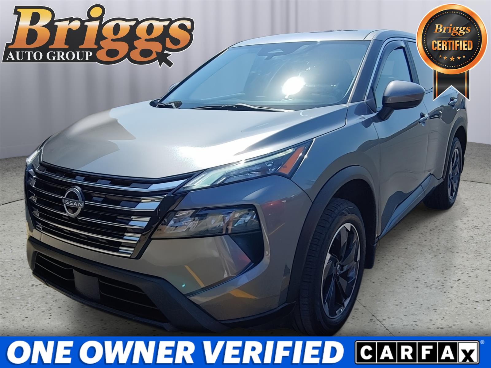 Gray (Gun Metallic) 2024 Nissan Rogue SUV / Crossover All-Wheel Drive Continuously Variable Transmission