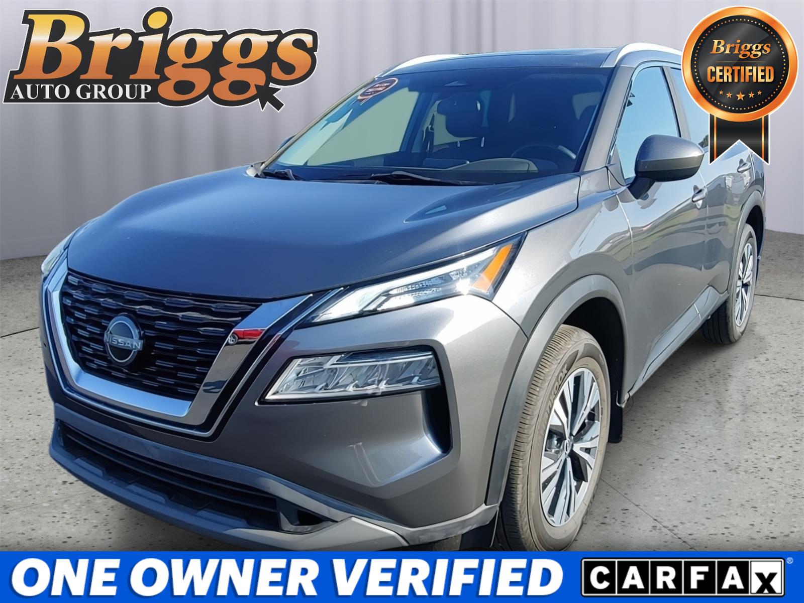 Gray (Gun Metallic) 2023 Nissan Rogue SUV / Crossover All-Wheel Drive Continuously Variable Transmission