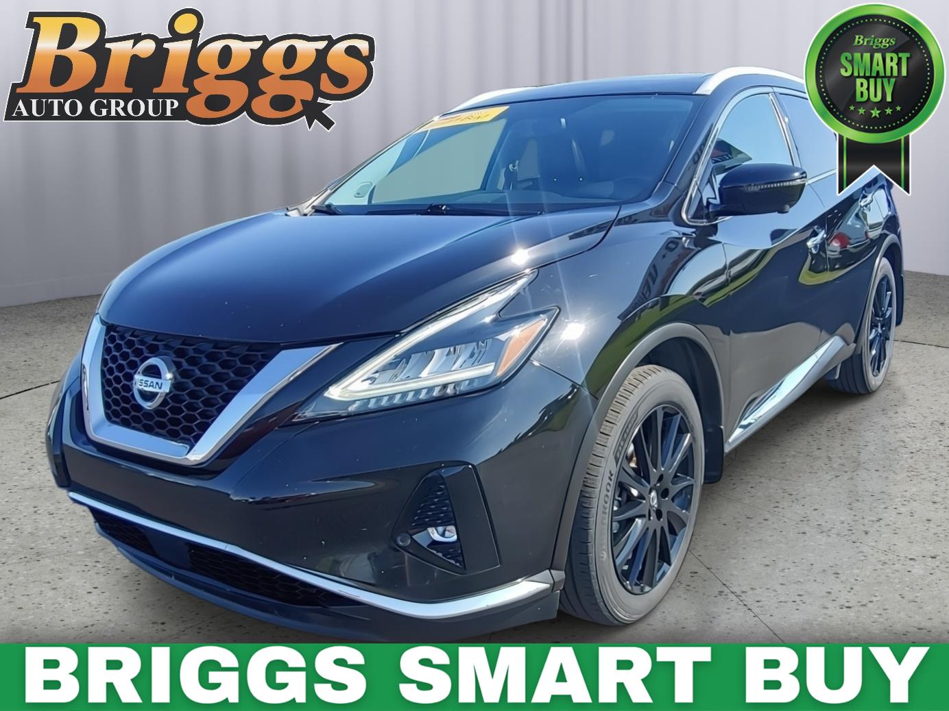 Super Black Metallic 2020 Nissan Murano SUV / Crossover All-Wheel Drive Continuously Variable Transmission