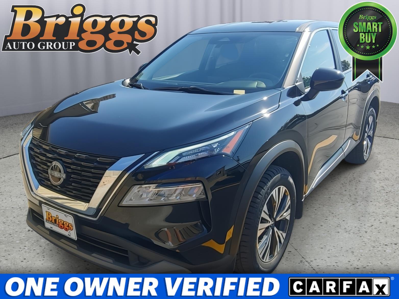 Super Black 2023 Nissan Rogue SUV / Crossover All-Wheel Drive Continuously Variable Transmission