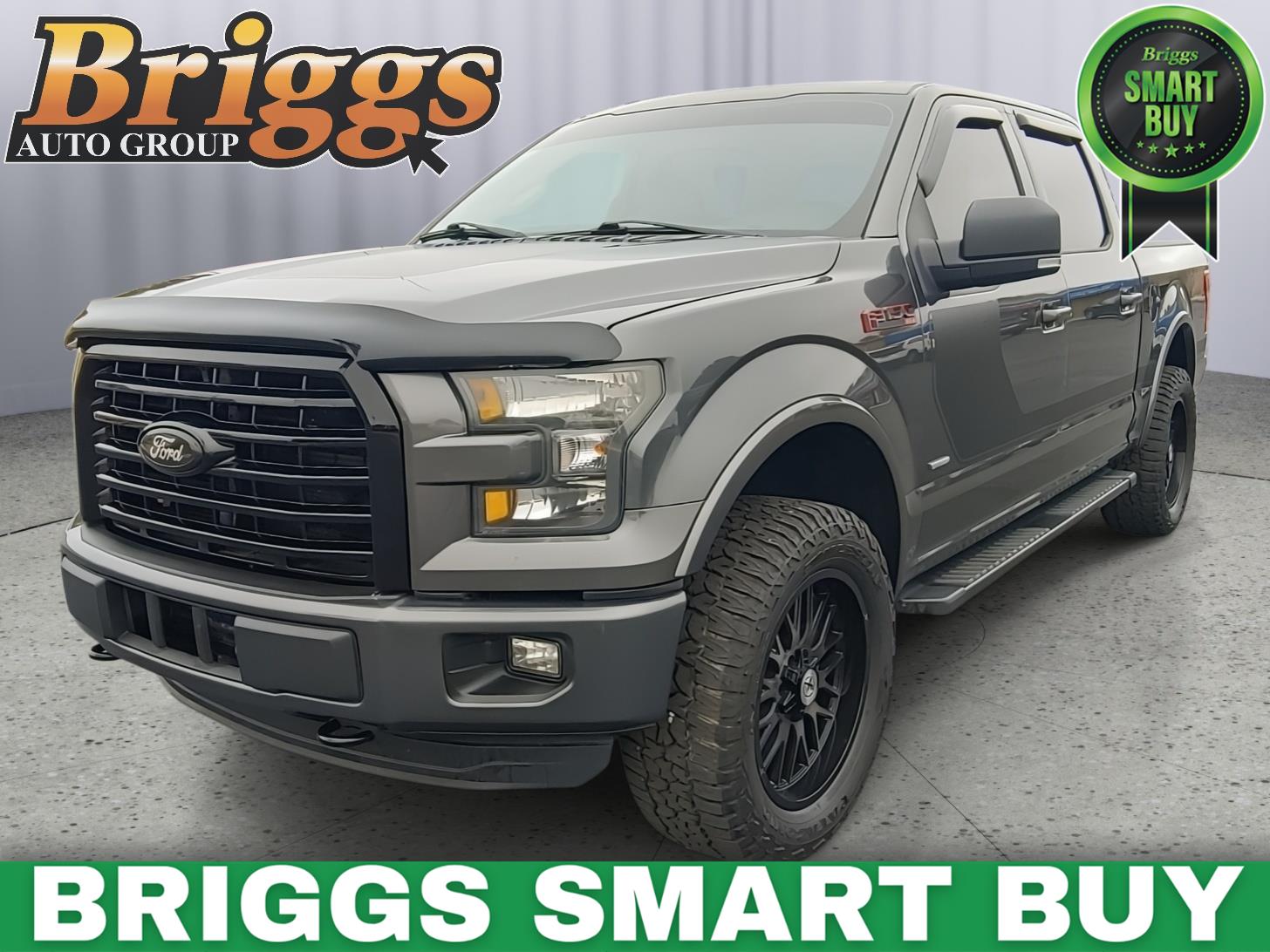 Lithium Gray 2016 Ford F-150 Pickup Truck Four-Wheel Drive 6-Speed Automatic