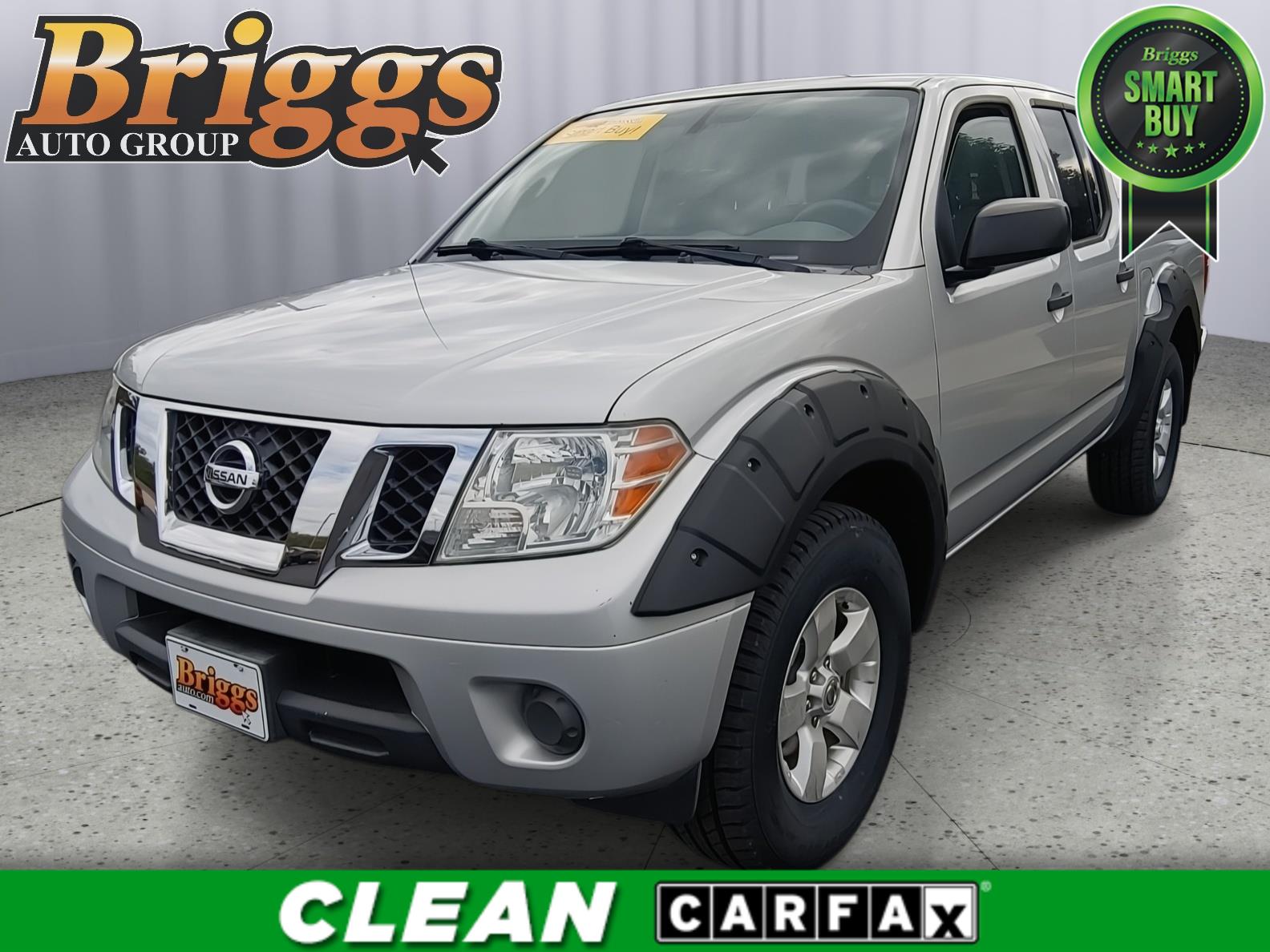 Brilliant Silver 2012 Nissan Frontier Pickup Truck Four-Wheel Drive Automatic