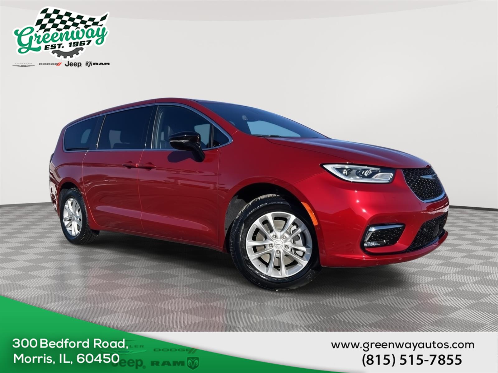 Red Hot Pearlcoat 2026 Chrysler Pacifica Select AWD Minivan All-Wheel Drive 9-Speed Automatic