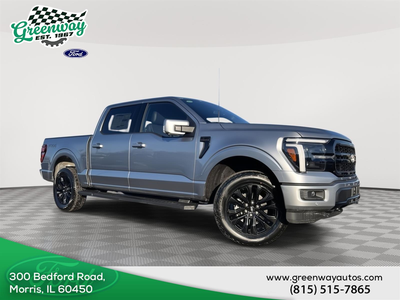 Iconic Silver Metallic 2026 Ford F-150 Pickup Truck Four-Wheel Drive Automatic