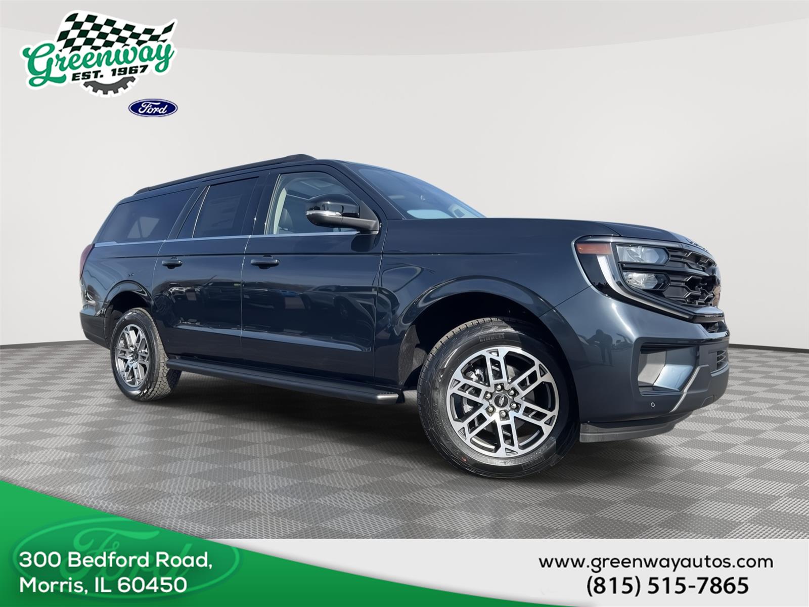 Stone Blue Metallic 2026 Ford Expedition MAX Active 4WD SUV / Crossover Four-Wheel Drive Automatic
