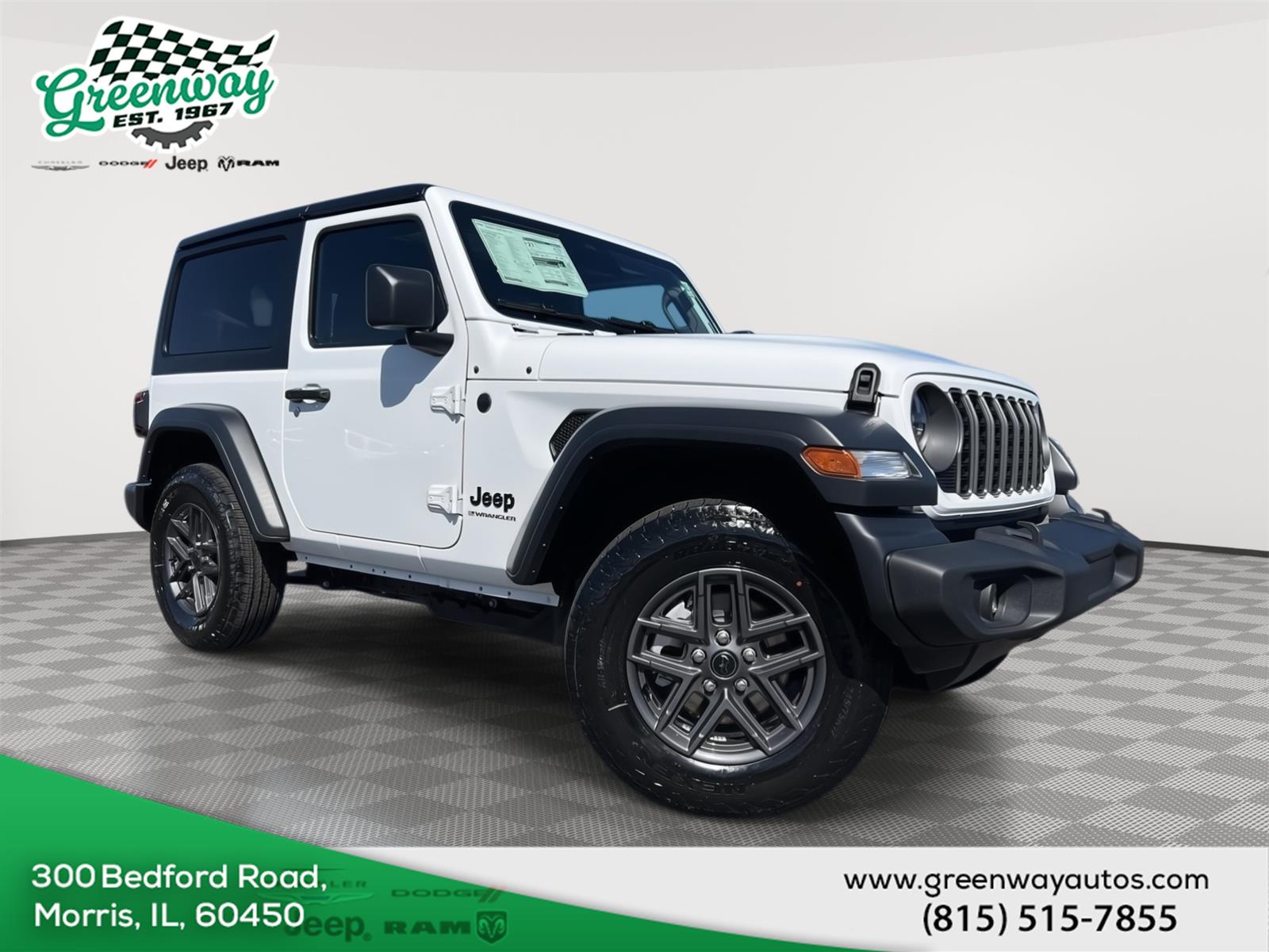 Bright White Clearcoat 2026 Jeep Wrangler SUV / Crossover Four-Wheel Drive 8-Speed Automatic