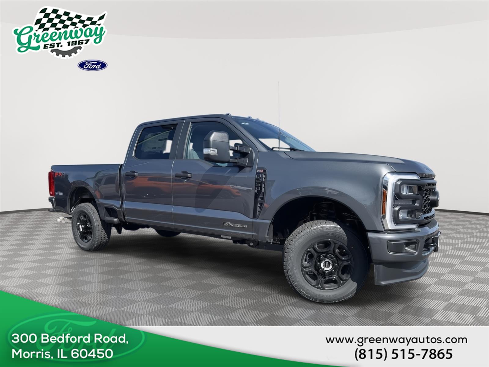 Carbonized Gray Metallic 2026 Ford F-250 Super Duty Pickup Truck Four-Wheel Drive Automatic