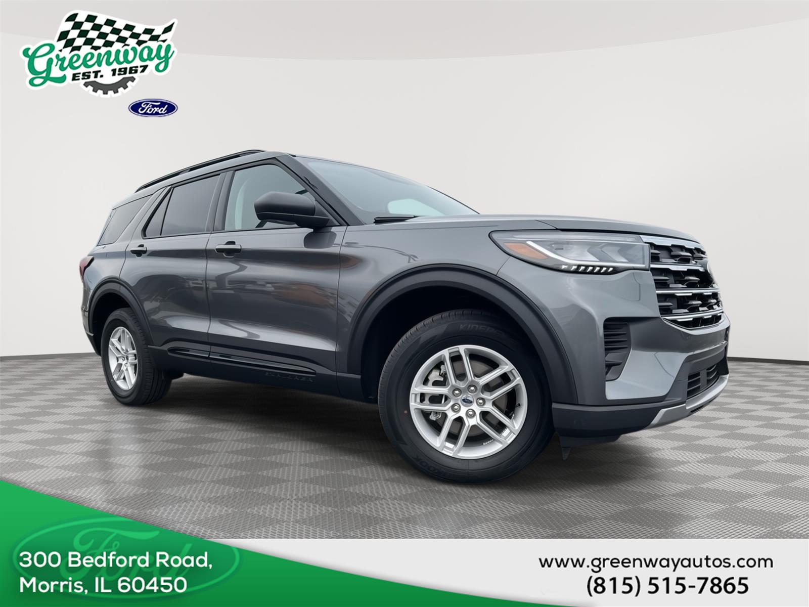 Carbonized Gray Metallic 2026 Ford Explorer Active AWD SUV / Crossover All-Wheel Drive Automatic