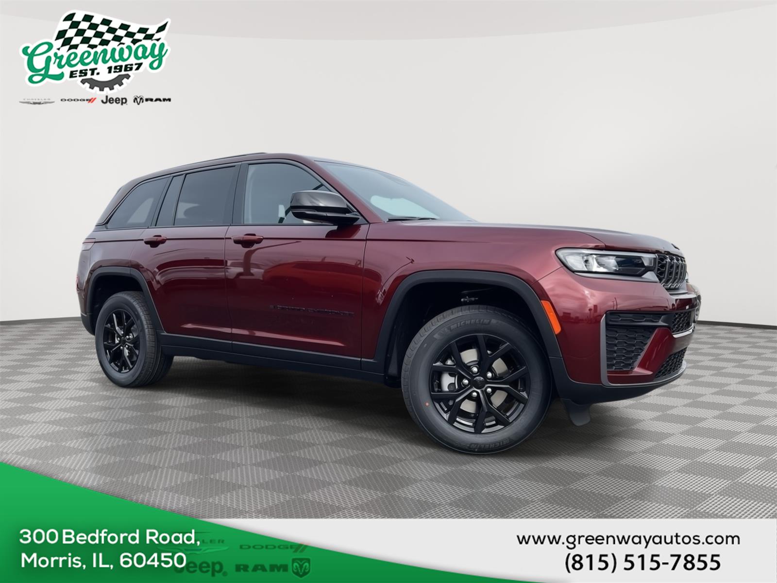 Velvet Red Pearlcoat 2026 Jeep Grand Cherokee Altitude 4WD SUV / Crossover Four-Wheel Drive 8-Speed Automatic
