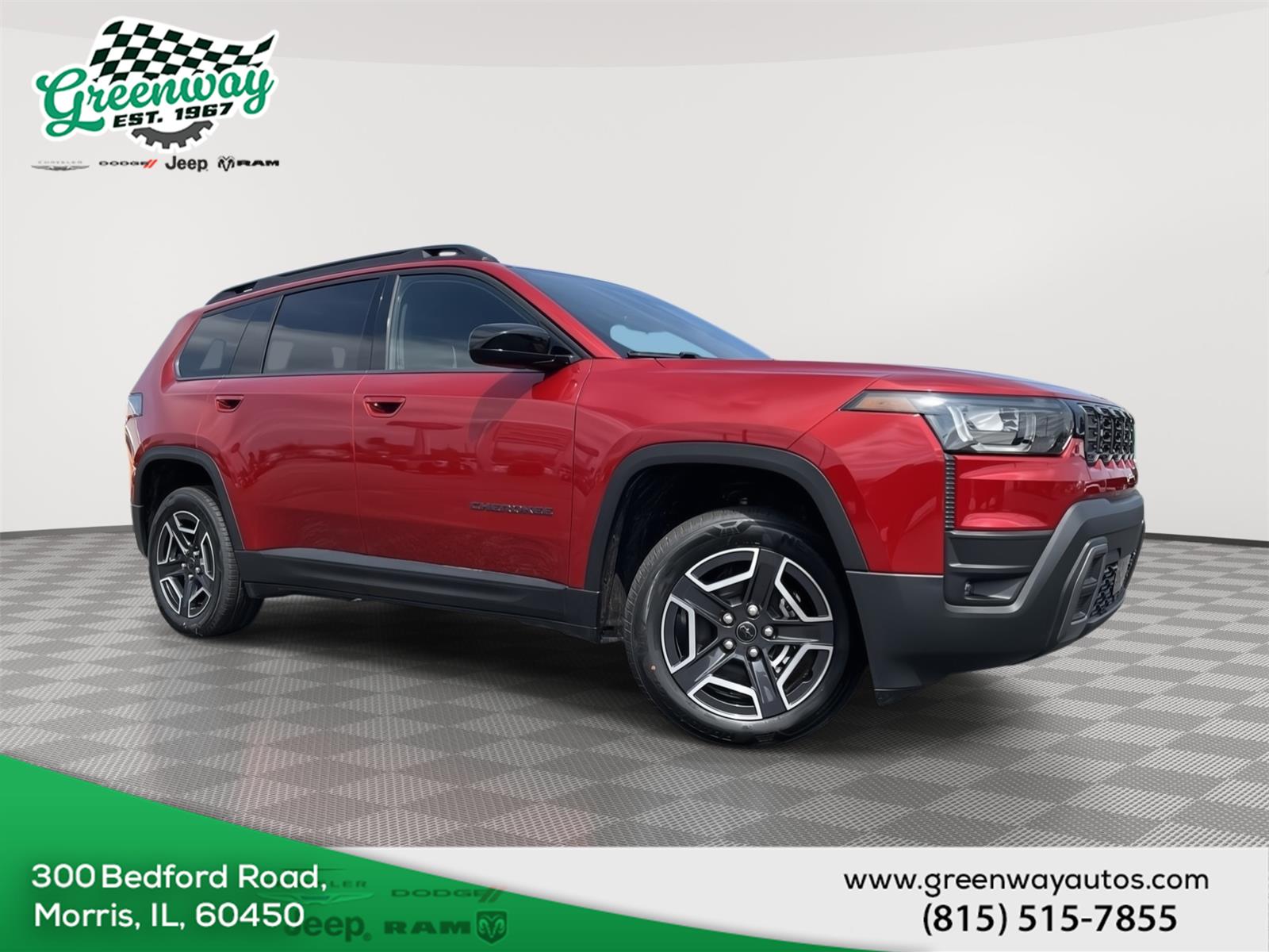 Red Hot Pearlcoat 2026 Jeep Cherokee Laredo 4WD SUV / Crossover Four-Wheel Drive Automatic