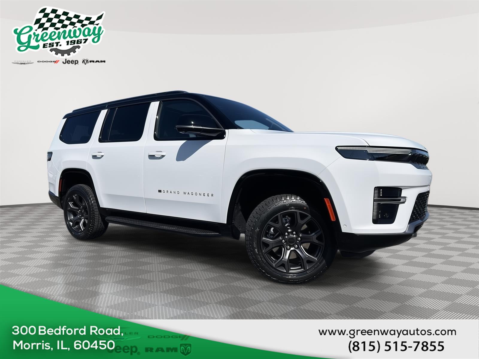 Bright White Clearcoat 2026 Jeep Grand Wagoneer SUV / Crossover Four-Wheel Drive 8-Speed Automatic