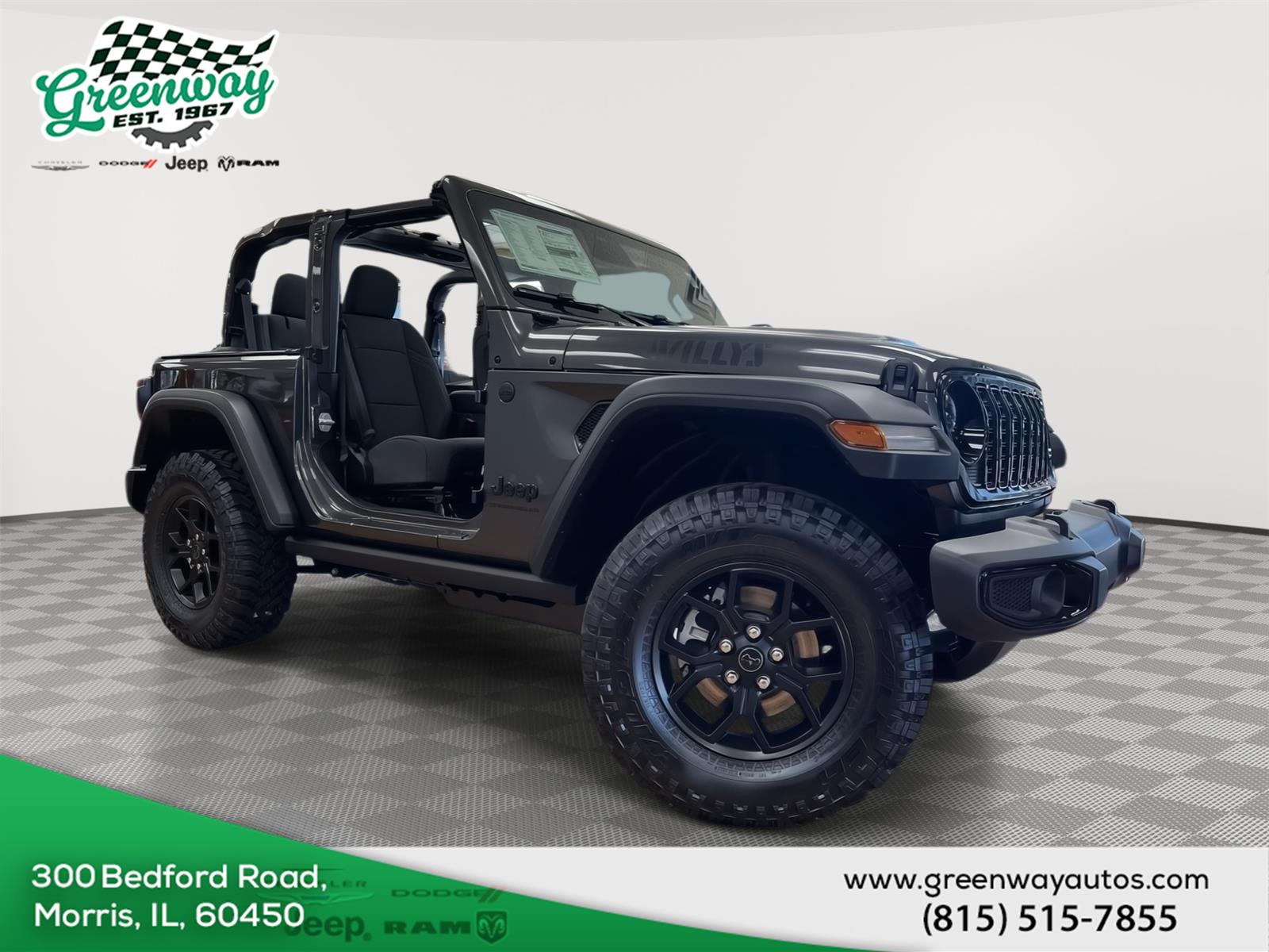 Gray (Granite Crystal Metallic Clearcoat) 2026 Jeep Wrangler SUV / Crossover Four-Wheel Drive 8-Speed Automatic