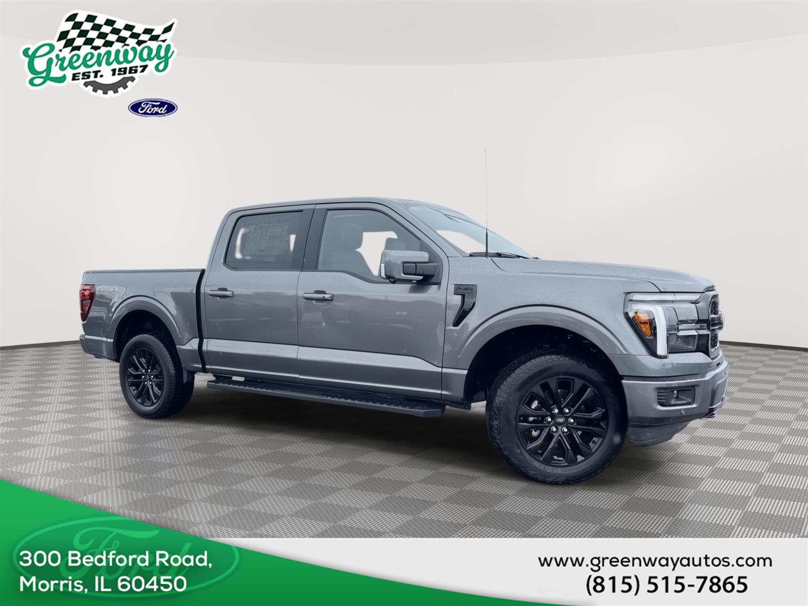 Carbonized Gray Metallic 2026 Ford F-150 Pickup Truck Four-Wheel Drive Automatic