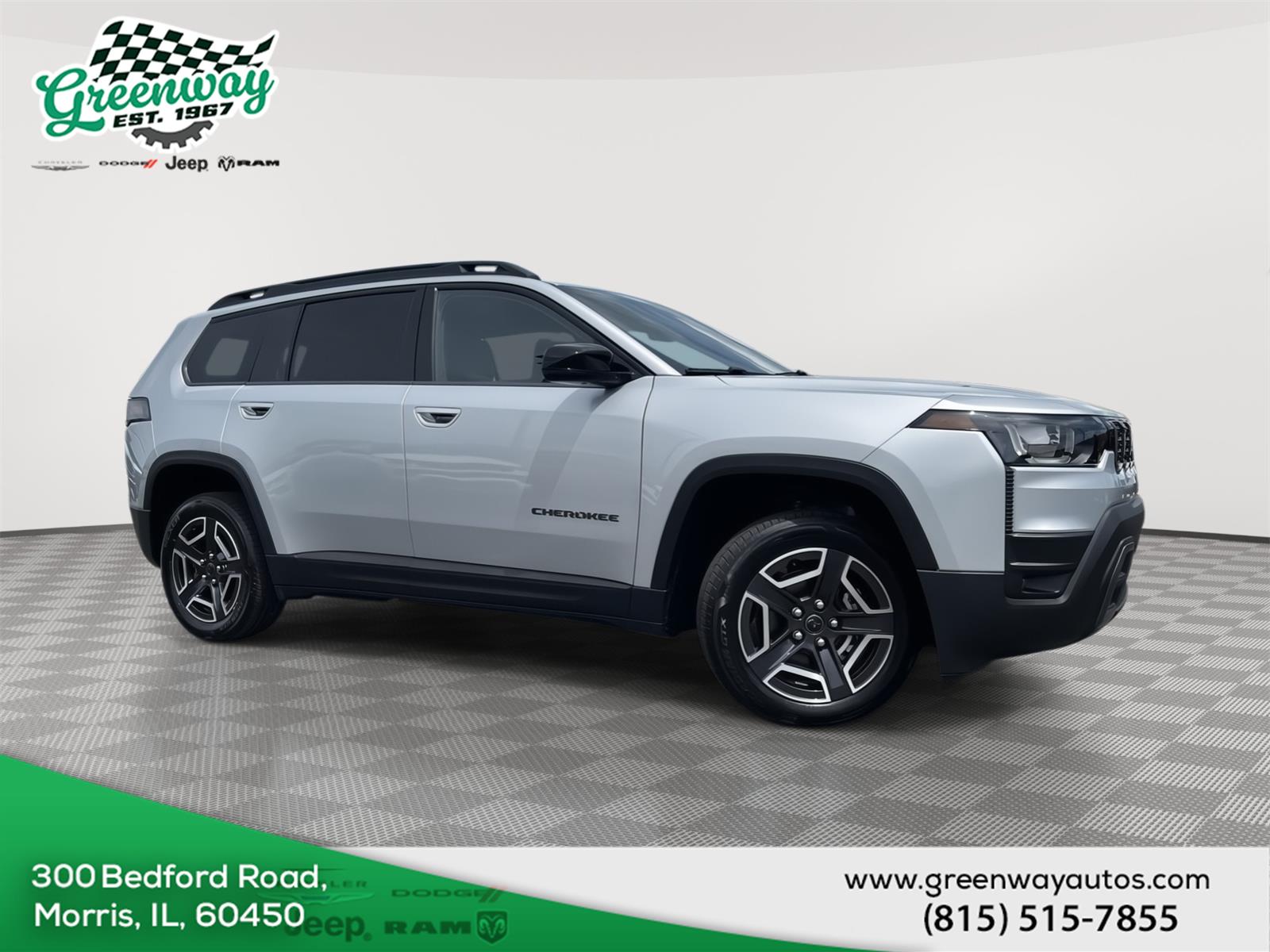 Silver Zynith Clearcoat 2026 Jeep Cherokee SUV / Crossover Four-Wheel Drive Automatic