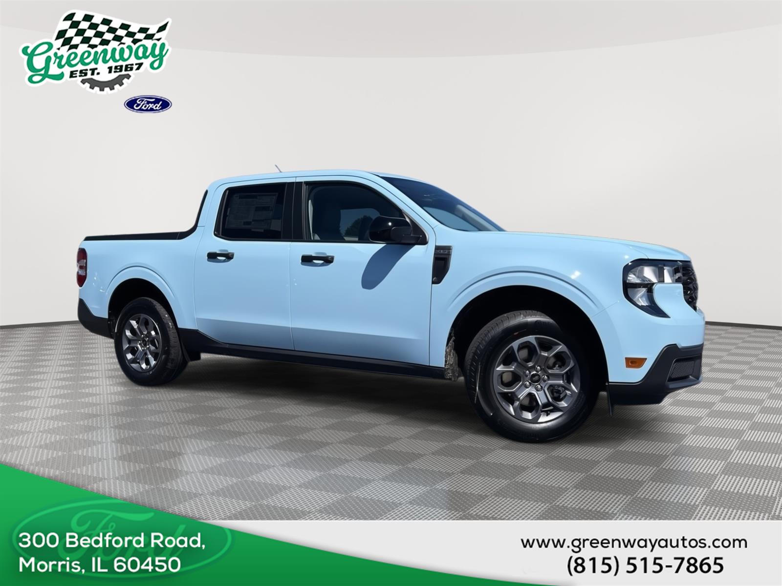 Light Blue 2026 Ford Maverick Pickup Truck All-Wheel Drive Continuously Variable Transmission