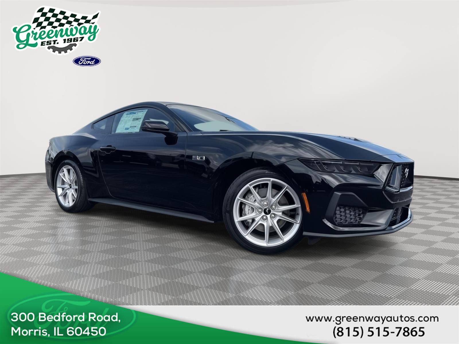 Shadow Black 2026 Ford Mustang Coupe Rear-Wheel Drive Automatic