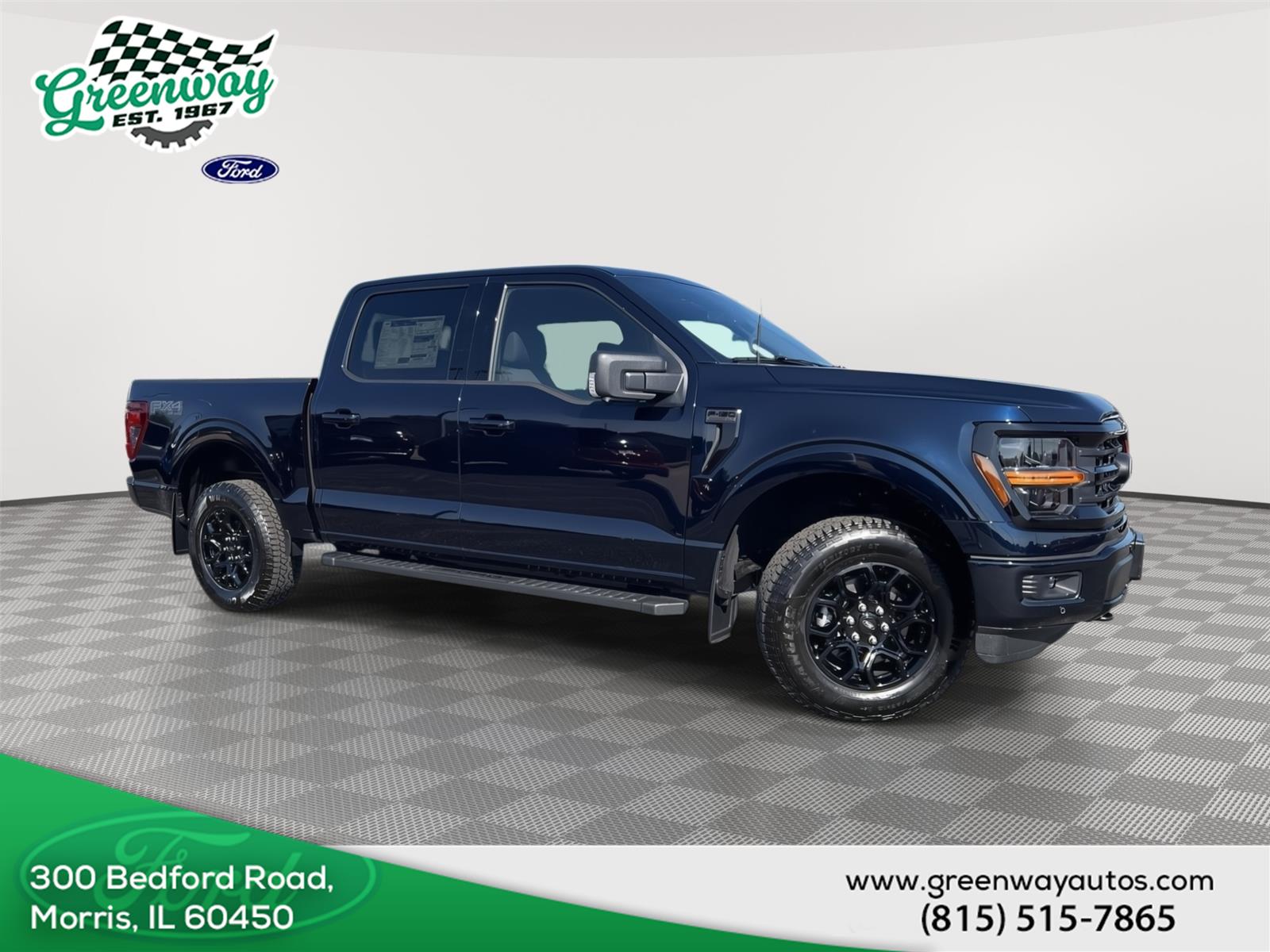 Antimatter Blue Metallic 2026 Ford F-150 Pickup Truck Four-Wheel Drive Automatic