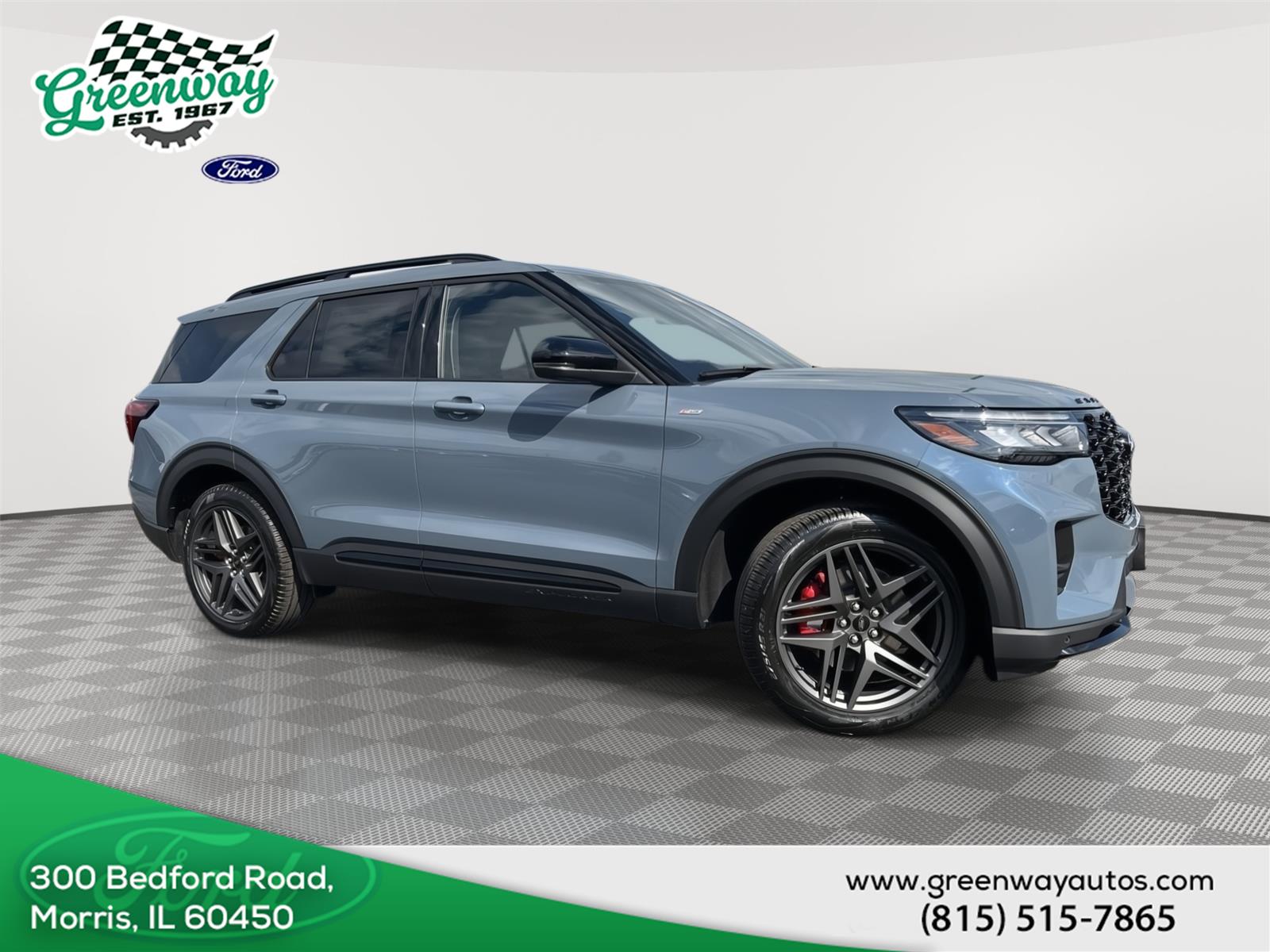 Vapor Blue Metallic 2026 Ford Explorer SUV / Crossover All-Wheel Drive Automatic