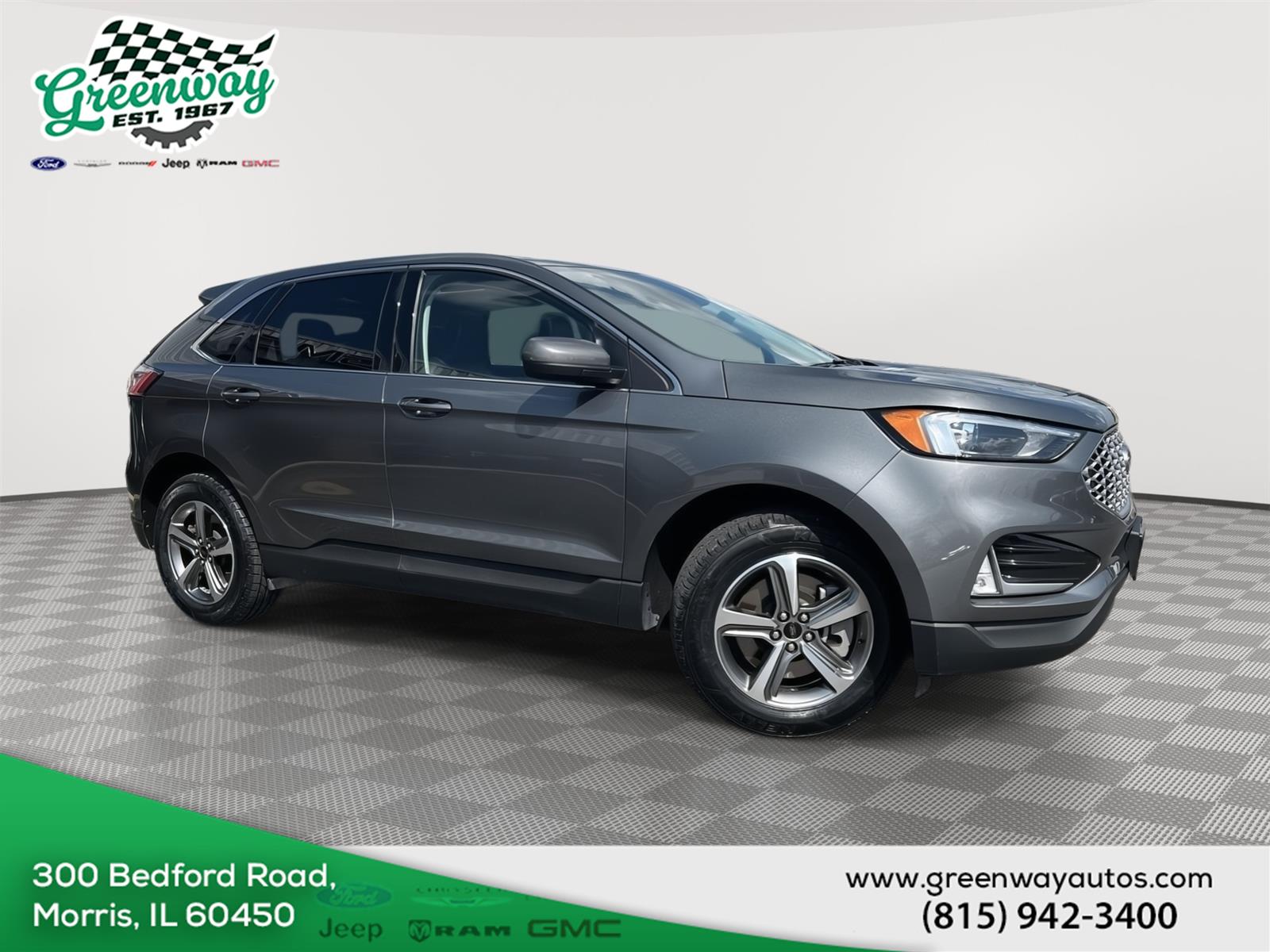 Carbonized Gray Metallic 2024 Ford Edge SUV / Crossover All-Wheel Drive 