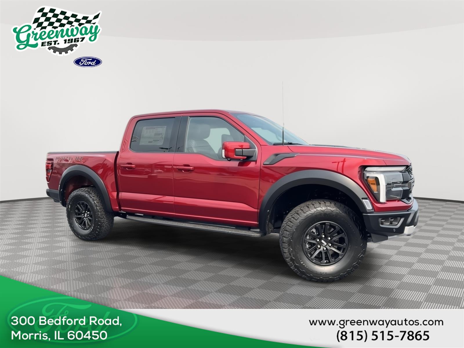 Ruby Red Metallic Tinted Clearcoat 2026 Ford F-150 Pickup Truck Four-Wheel Drive Automatic