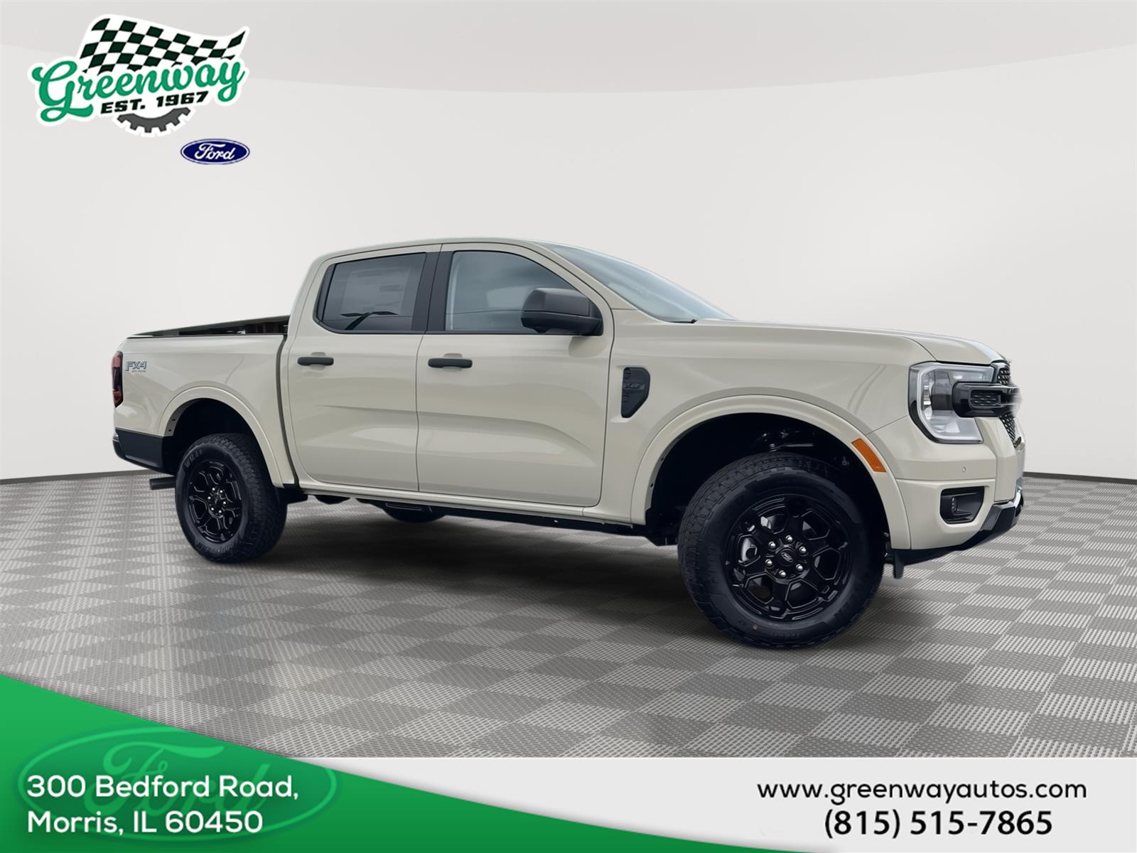 Desert Sand 2026 Ford Ranger Pickup Truck Four-Wheel Drive Automatic