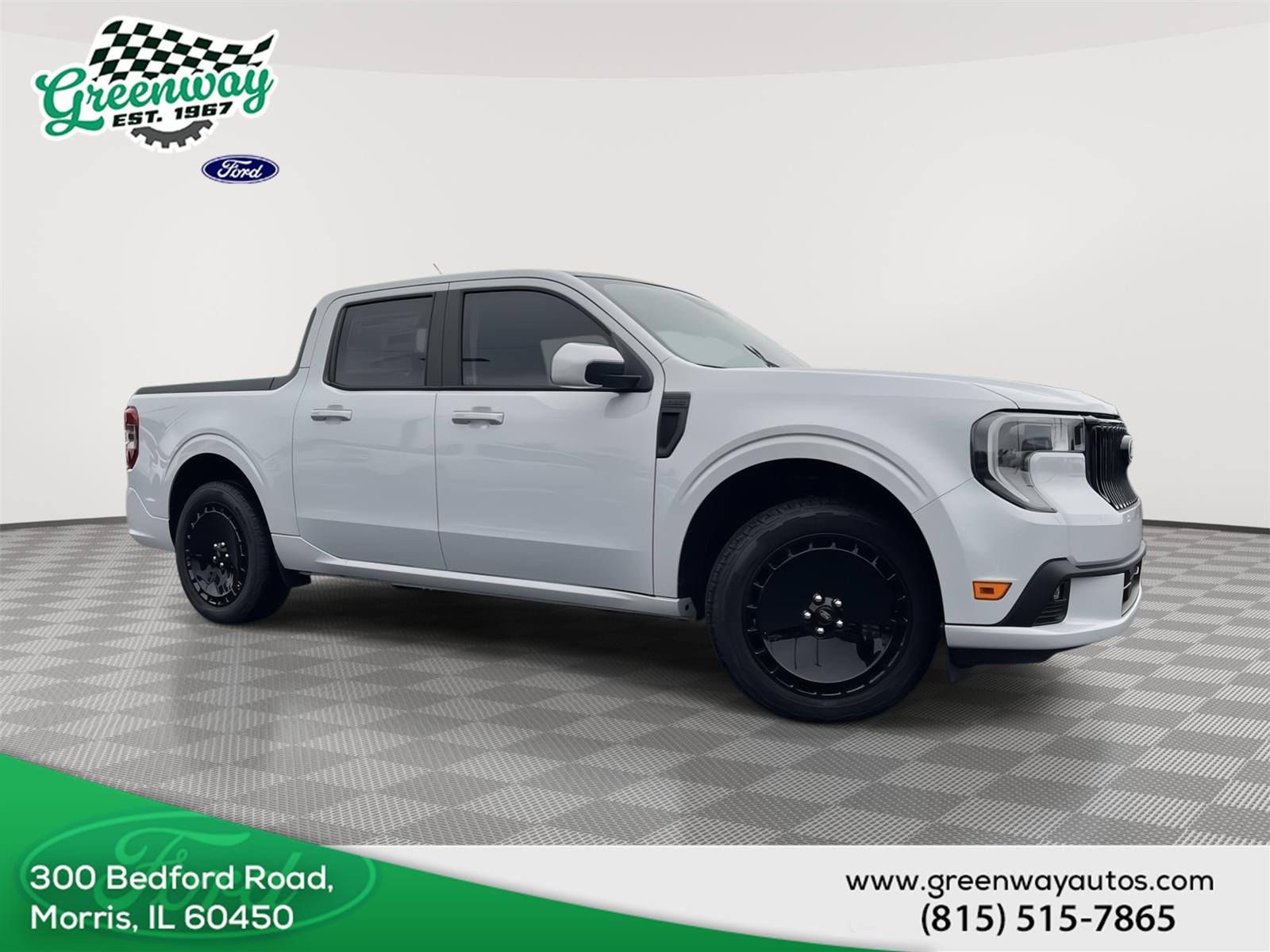 Space White Metallic 2026 Ford Maverick Pickup Truck All-Wheel Drive 7-Speed Automatic