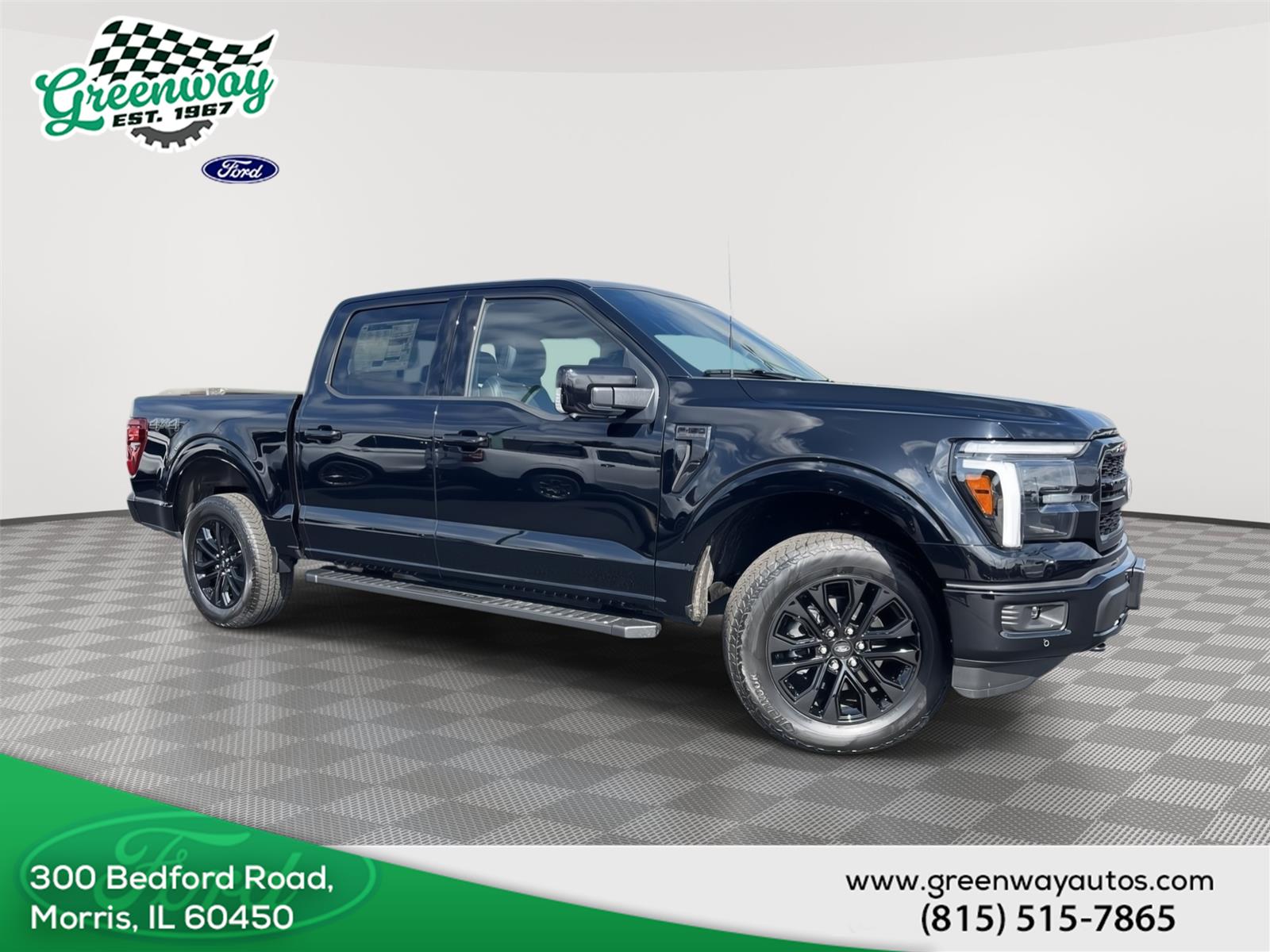 Agate Black Metallic 2026 Ford F-150 Pickup Truck Four-Wheel Drive Automatic