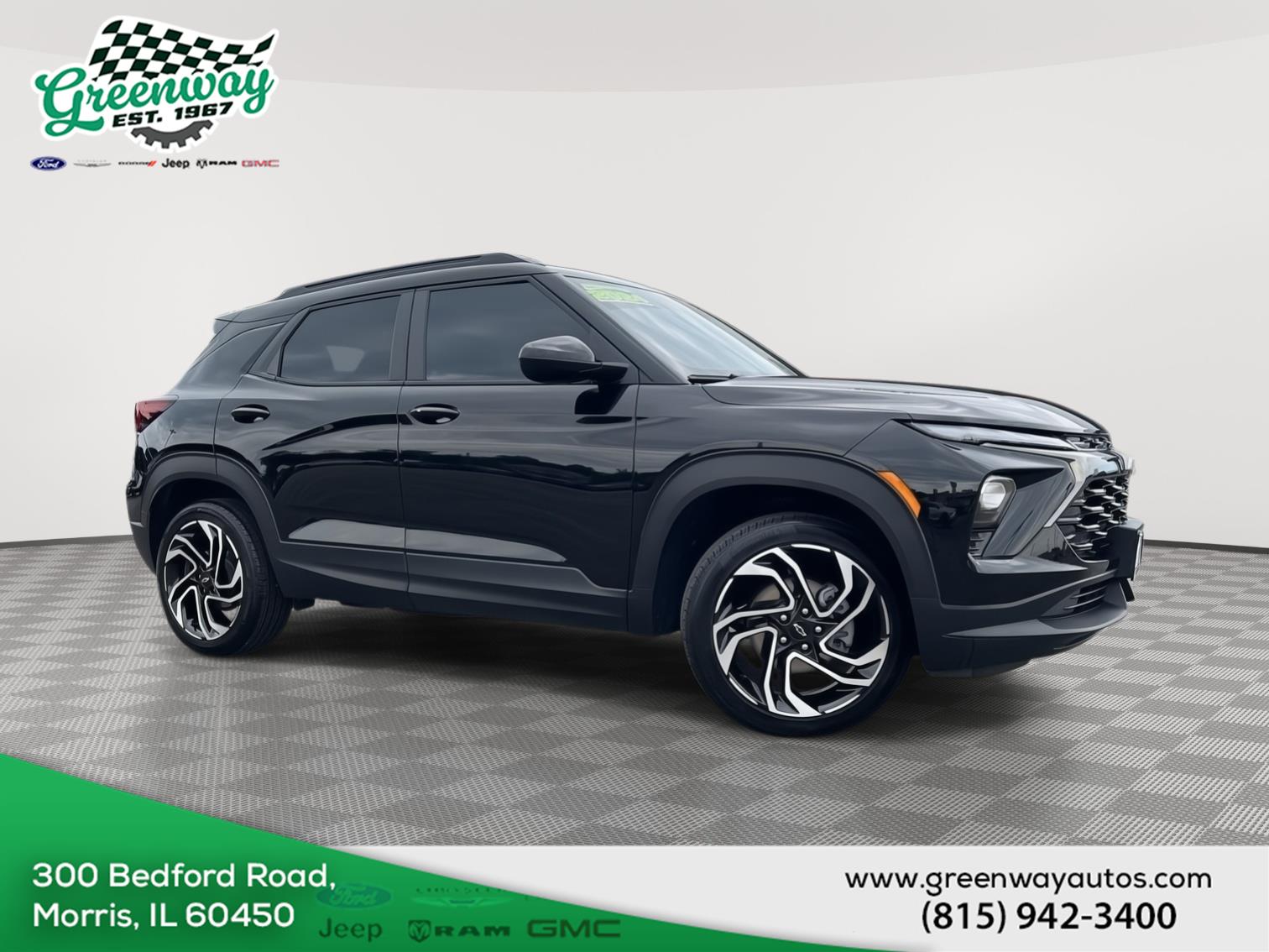 Mosaic Black Metallic 2024 Chevrolet Trailblazer SUV / Crossover Four-Wheel Drive 9-Speed Automatic