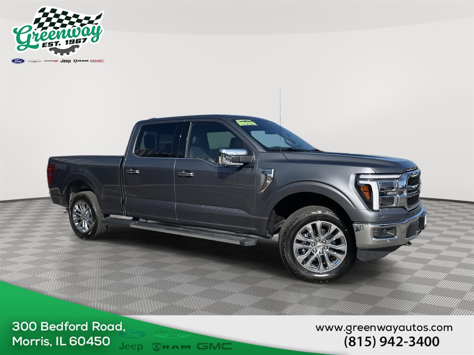 Carbonized Gray Metallic 2026 Ford F-150 Pickup Truck Four-Wheel Drive Automatic