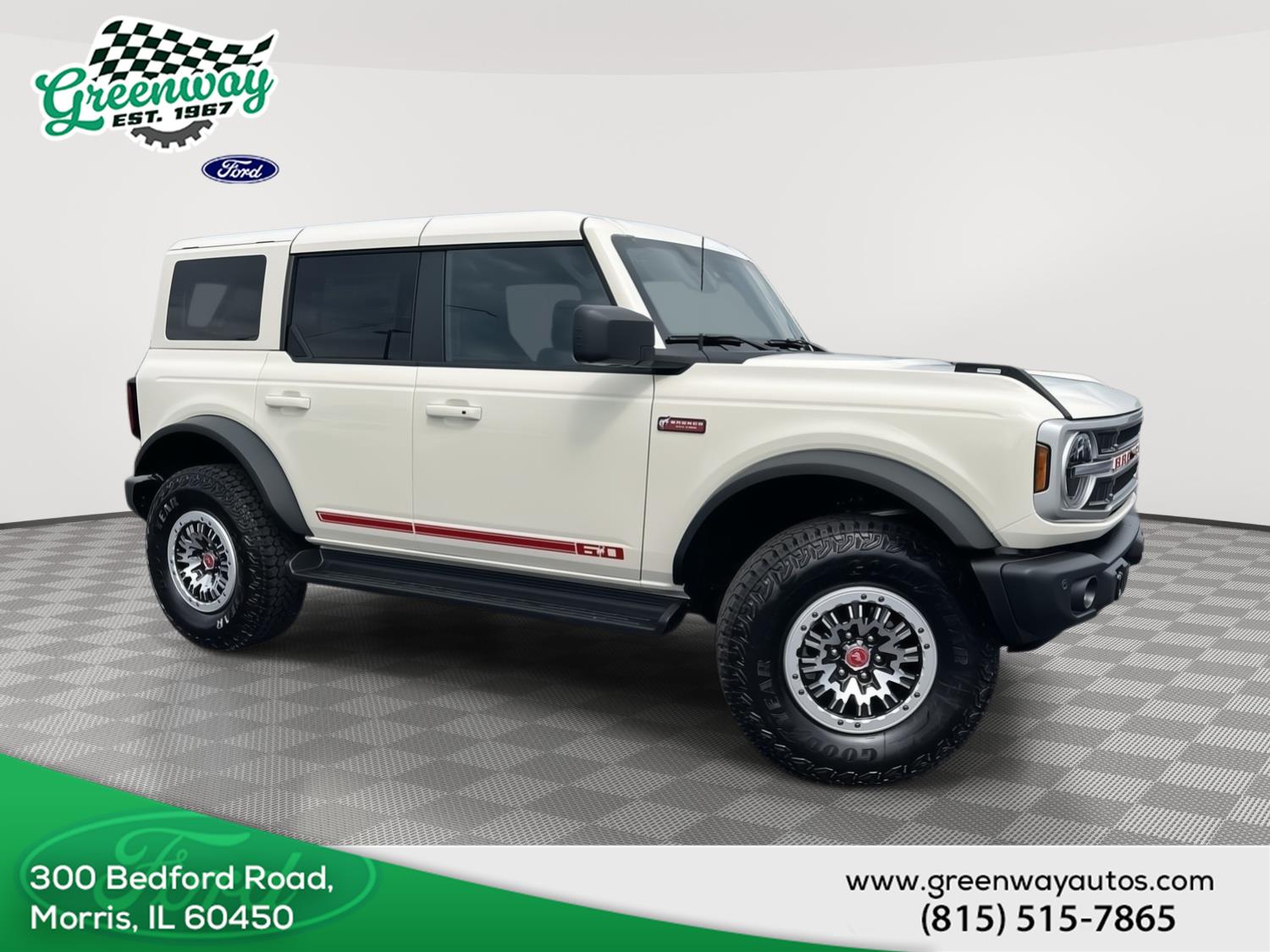 Wimbledon White 2026 Ford Bronco SUV / Crossover Four-Wheel Drive Automatic