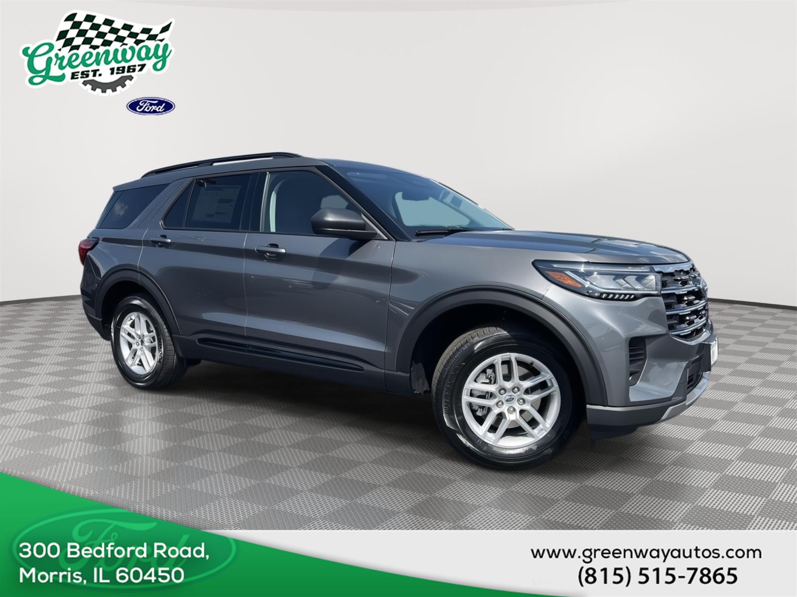 Carbonized Gray Metallic 2026 Ford Explorer SUV / Crossover All-Wheel Drive Automatic