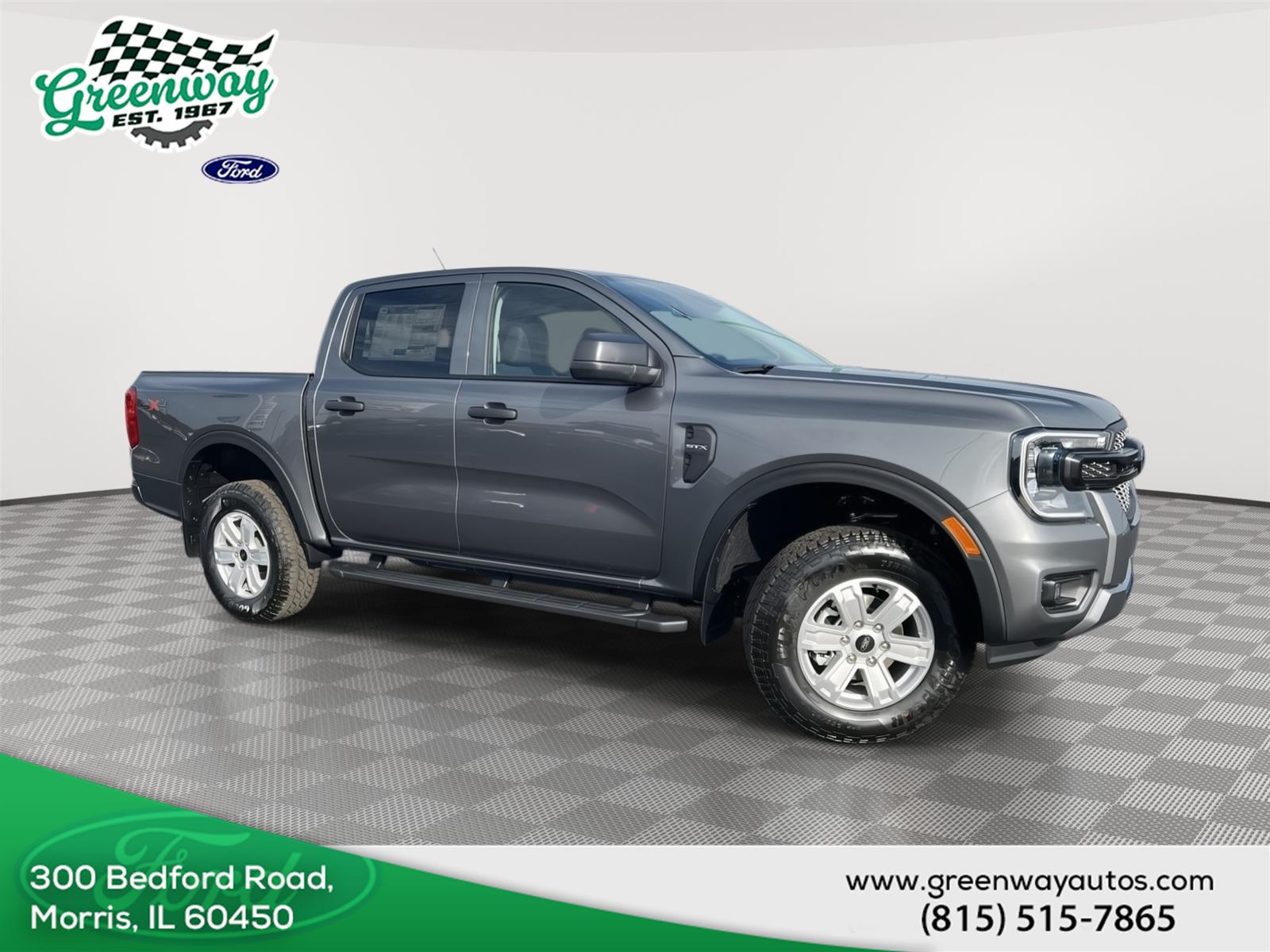 Carbonized Gray Metallic 2026 Ford Ranger Pickup Truck Four-Wheel Drive Automatic