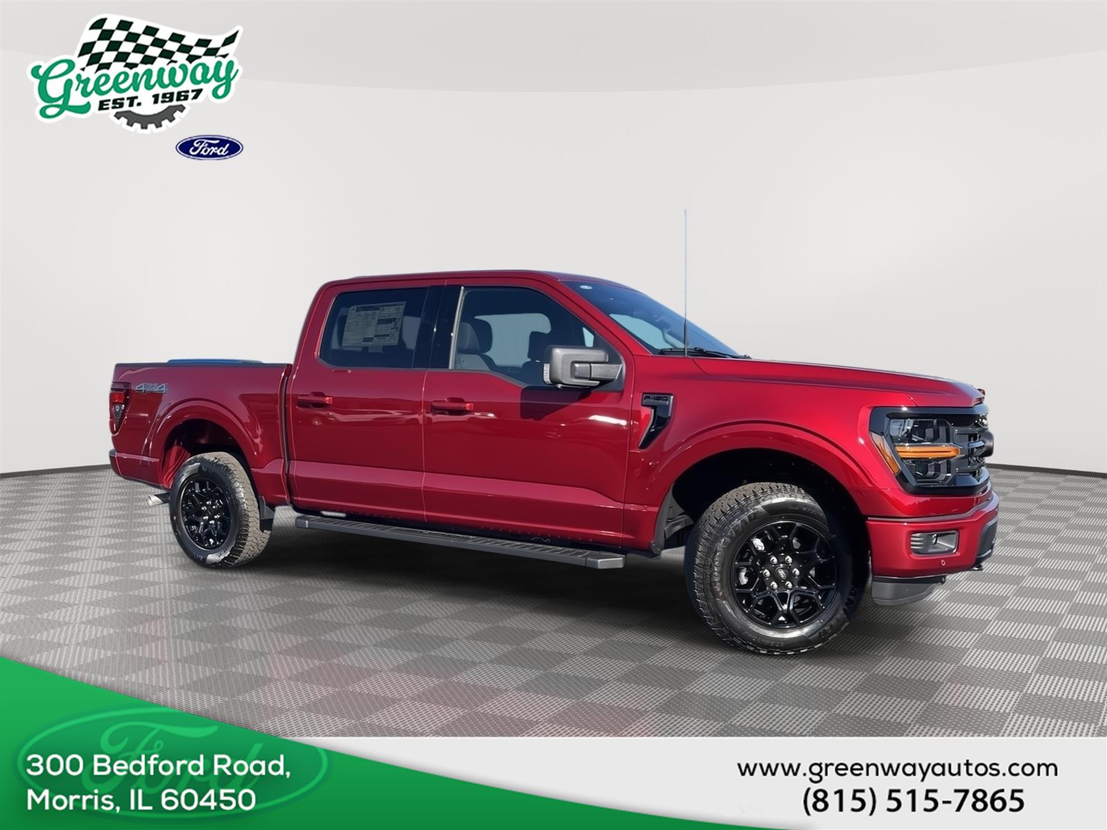 Ruby Red Metallic Tinted Clearcoat 2026 Ford F-150 Pickup Truck Four-Wheel Drive Automatic