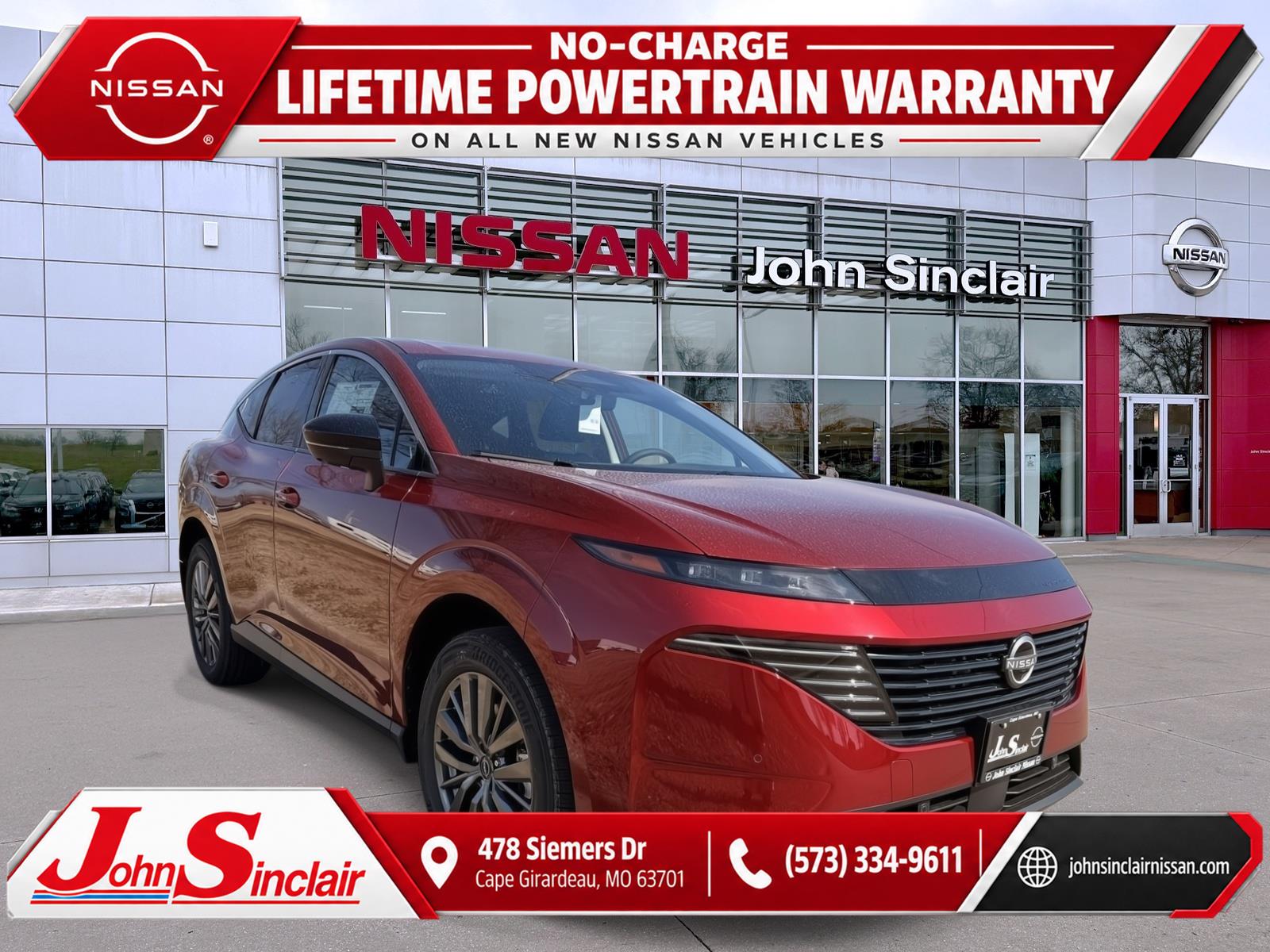 Red (Scarlet Ember Tintcoat) 2026 Nissan Murano SUV / Crossover All-Wheel Drive Automatic