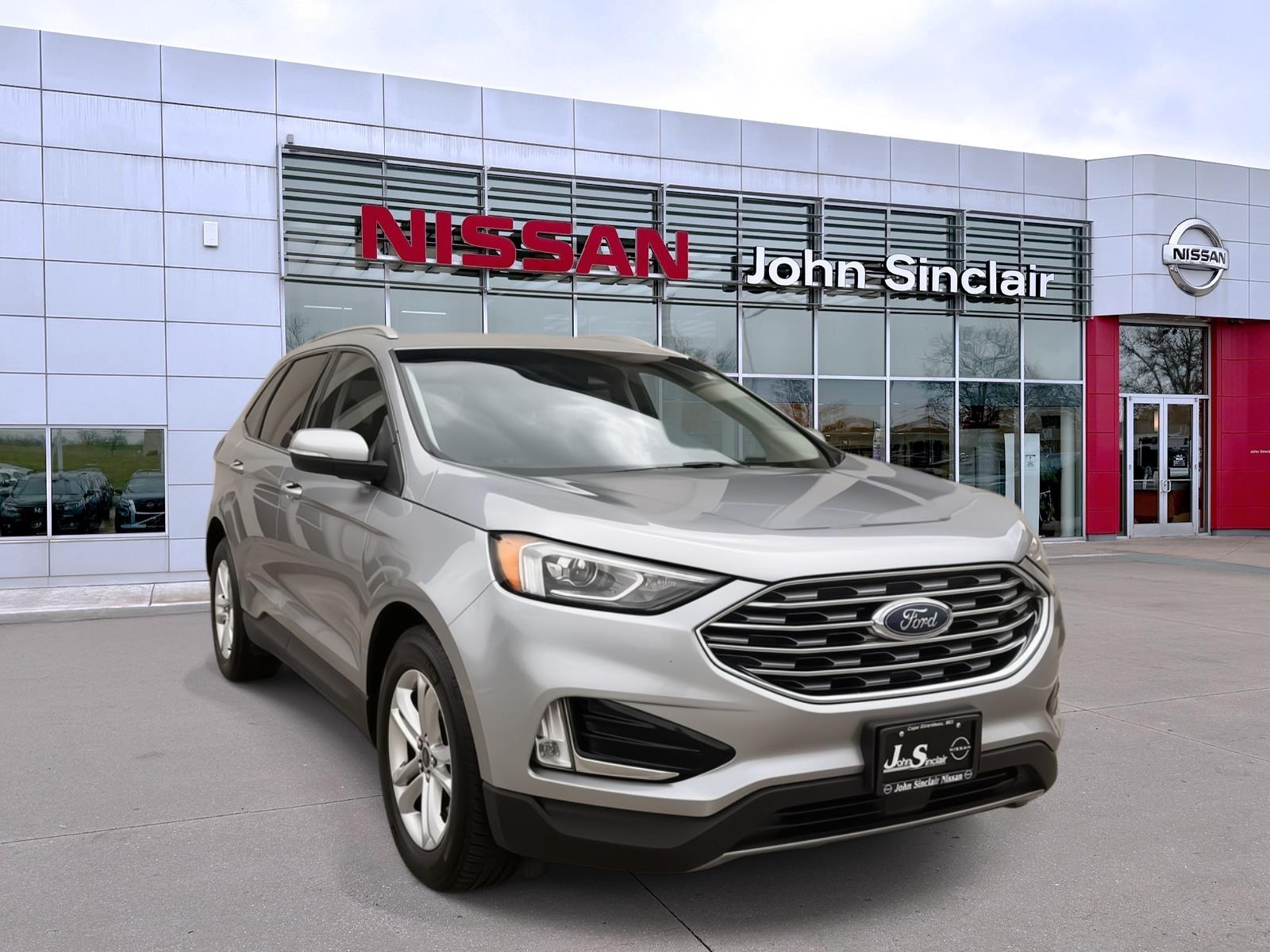 Iconic Silver 2020 Ford Edge SEL AWD SUV / Crossover All-Wheel Drive 8-Speed Automatic