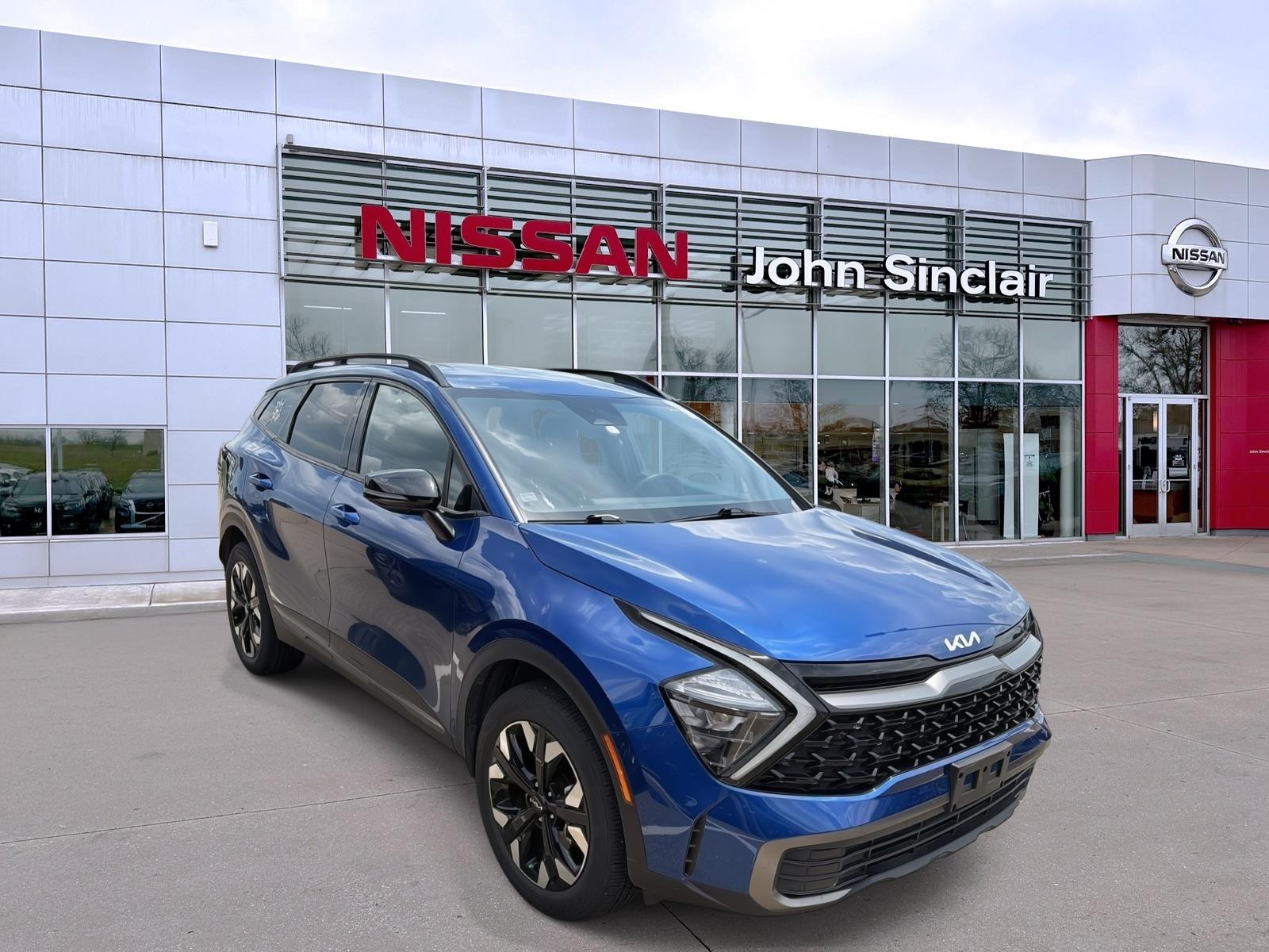 Sapphire Blue 2023 Kia Sportage SUV / Crossover All-Wheel Drive 8-Speed Automatic