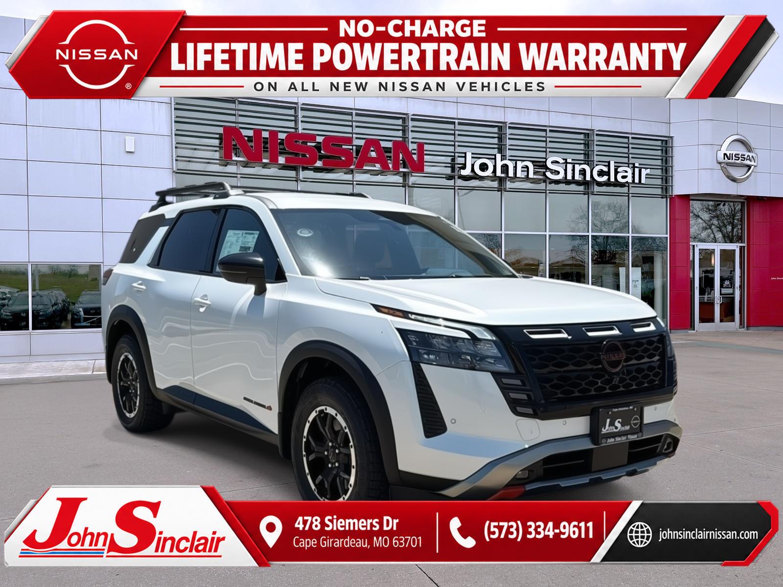 Everest White Pearl Tricoat 2026 Nissan Pathfinder SUV / Crossover All-Wheel Drive Automatic