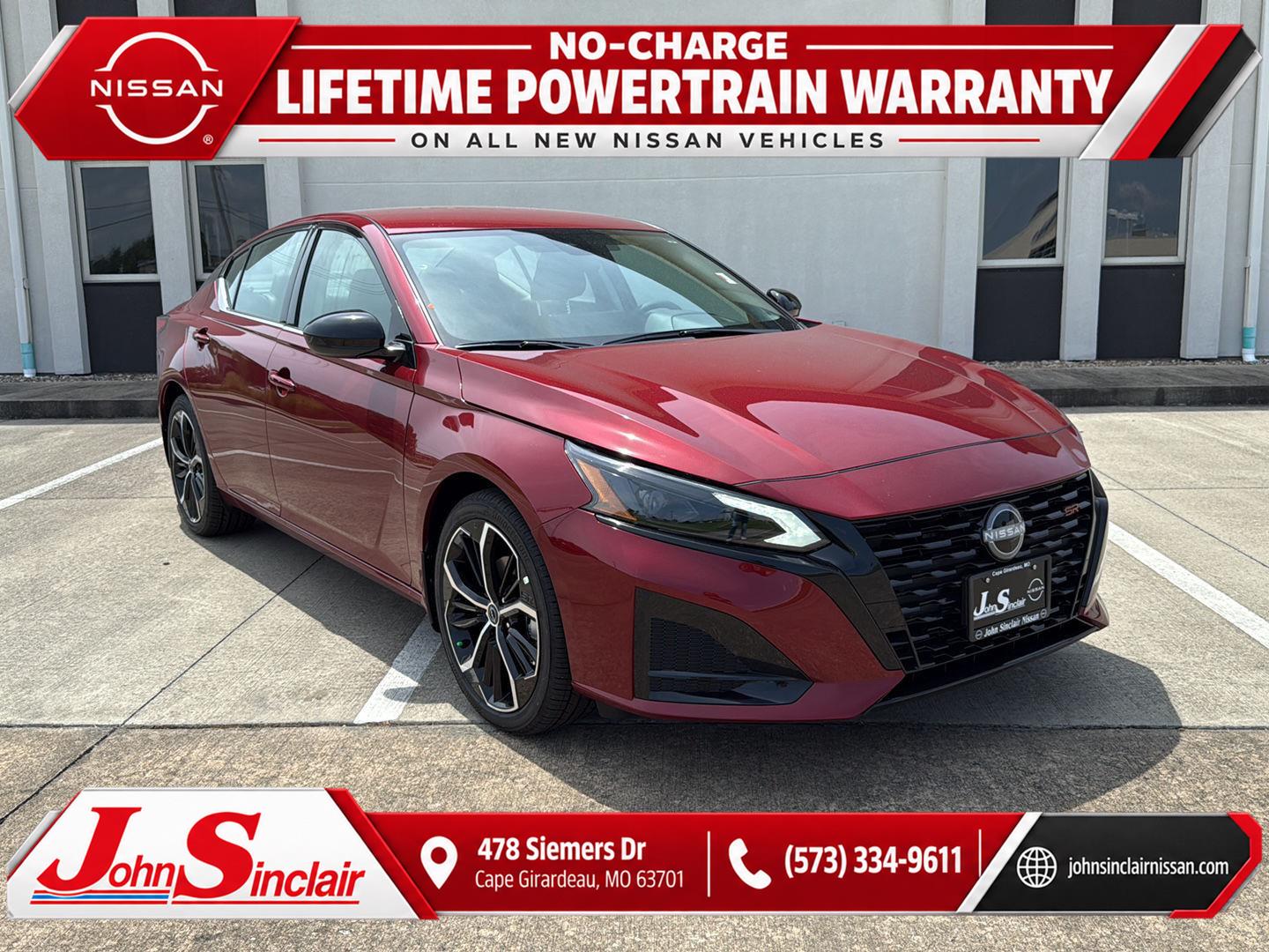 Red (Scarlet Ember Tintcoat) 2026 Nissan Altima Sedan Front-Wheel Drive Continuously Variable Transmission