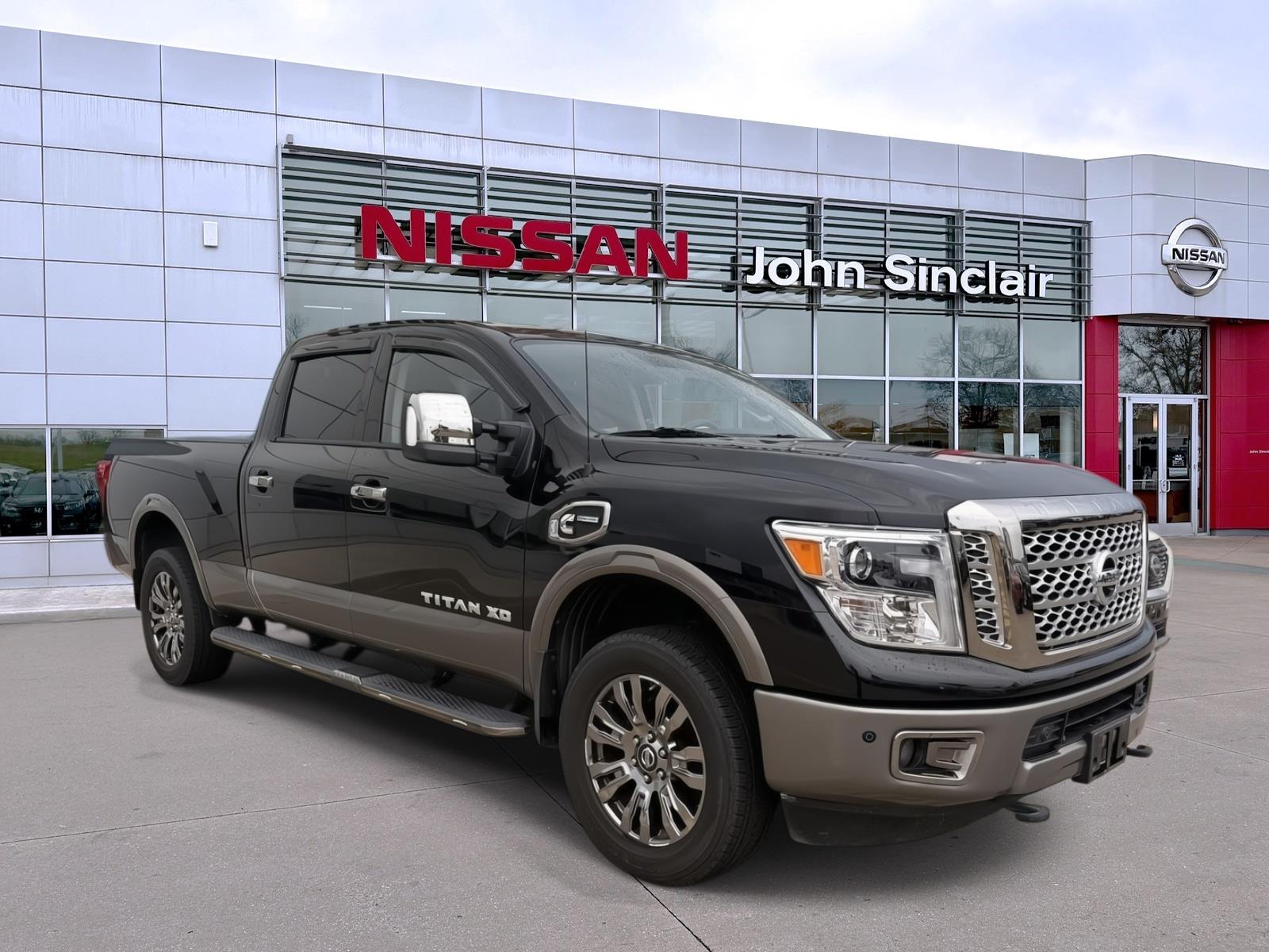 Gray (Magnetic Black) 2017 Nissan Titan Pickup Truck Automatic
