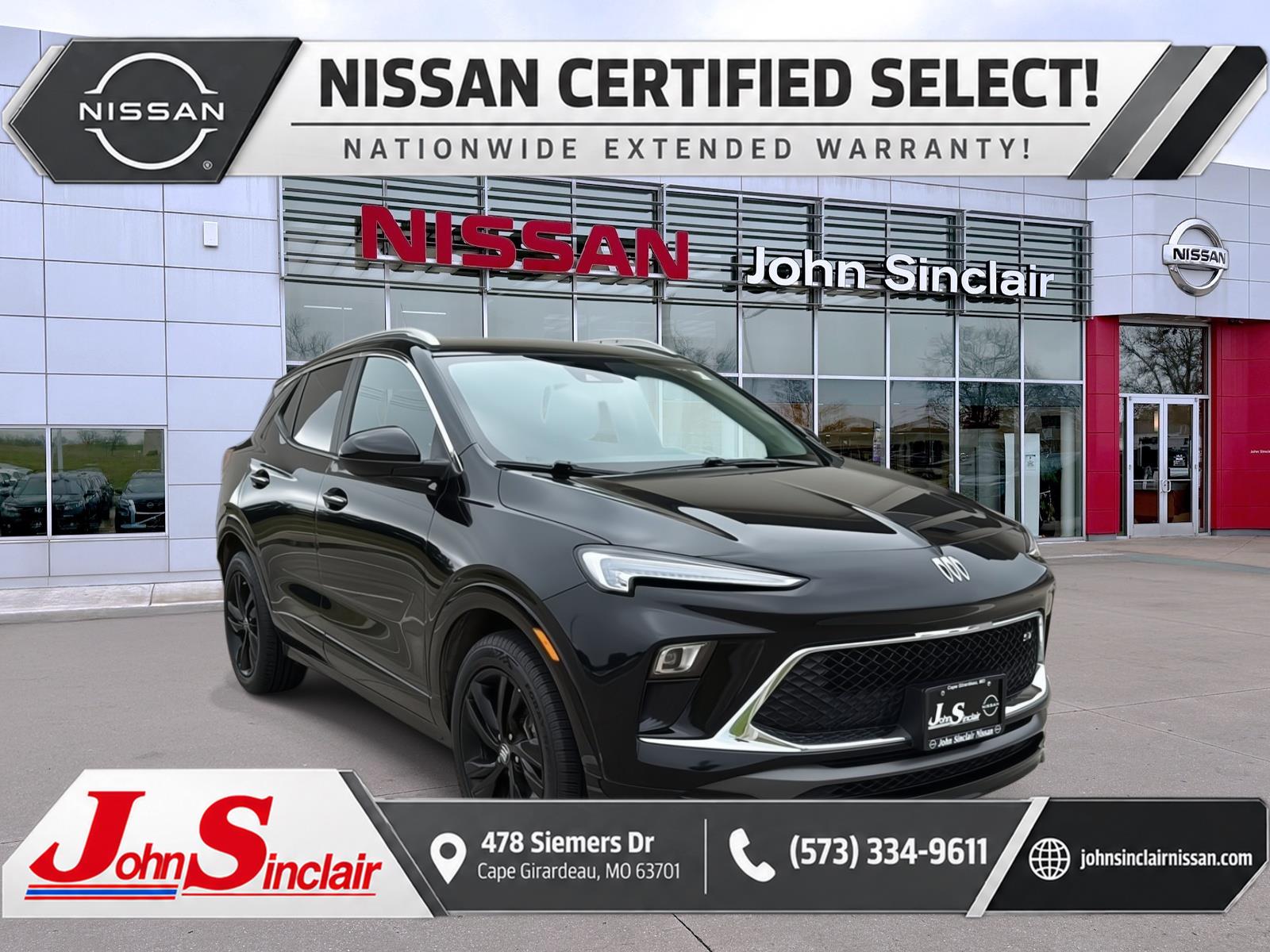 Black (Ebony Twilight Metallic) 2024 Buick Encore GX SUV / Crossover Front-Wheel Drive Continuously Variable Transmission
