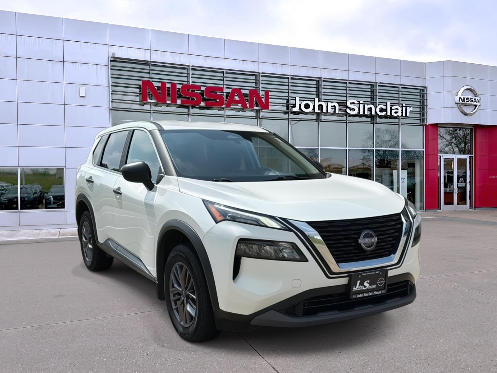 Glacier White 2023 Nissan Rogue SUV / Crossover All-Wheel Drive Continuously Variable Transmission