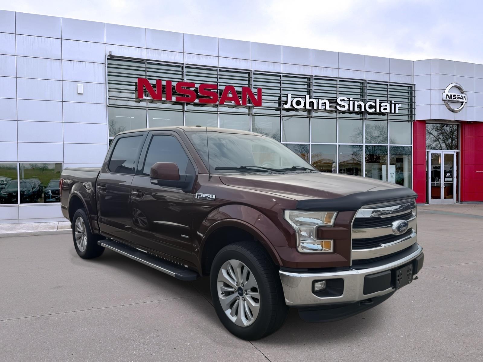Red (Bronze Fire Metallic) 2015 Ford F-150 Pickup Truck Four-Wheel Drive 6-Speed Automatic