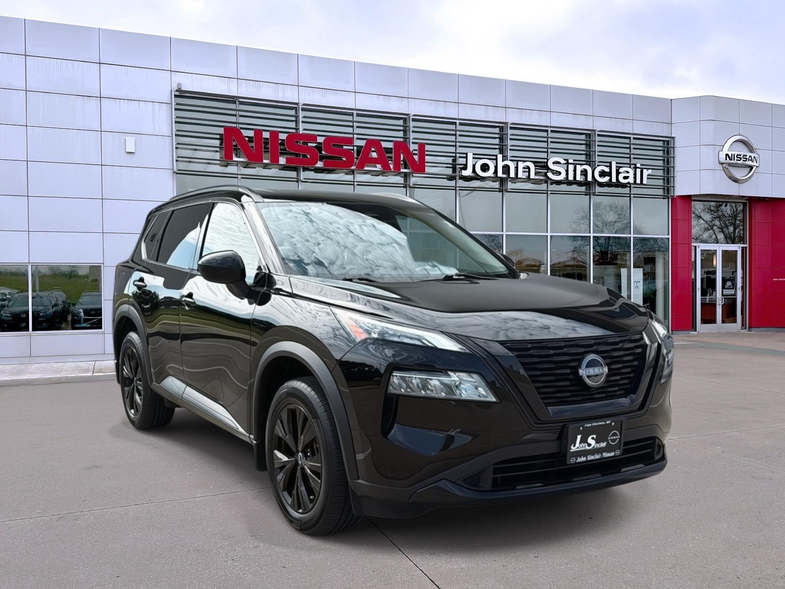Super Black 2023 Nissan Rogue SUV / Crossover All-Wheel Drive Continuously Variable Transmission