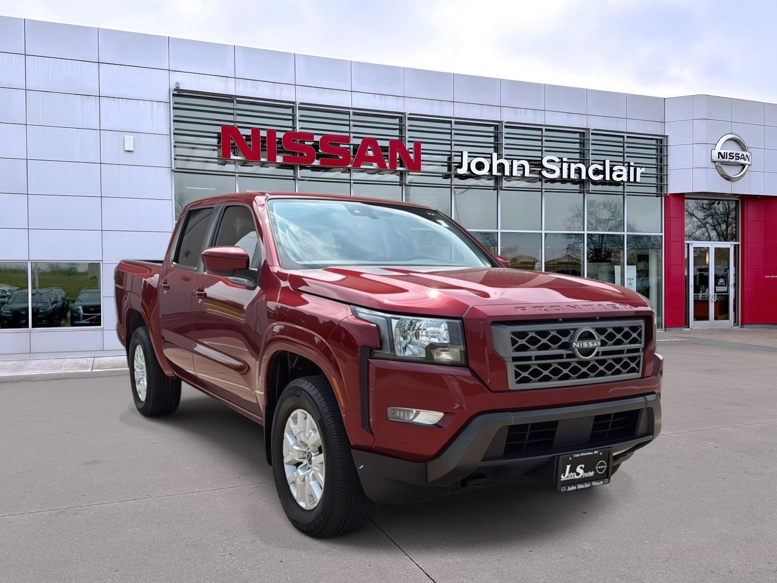 Cardinal Red Metallic Tricoat 2023 Nissan Frontier Pickup Truck Four-Wheel Drive Automatic