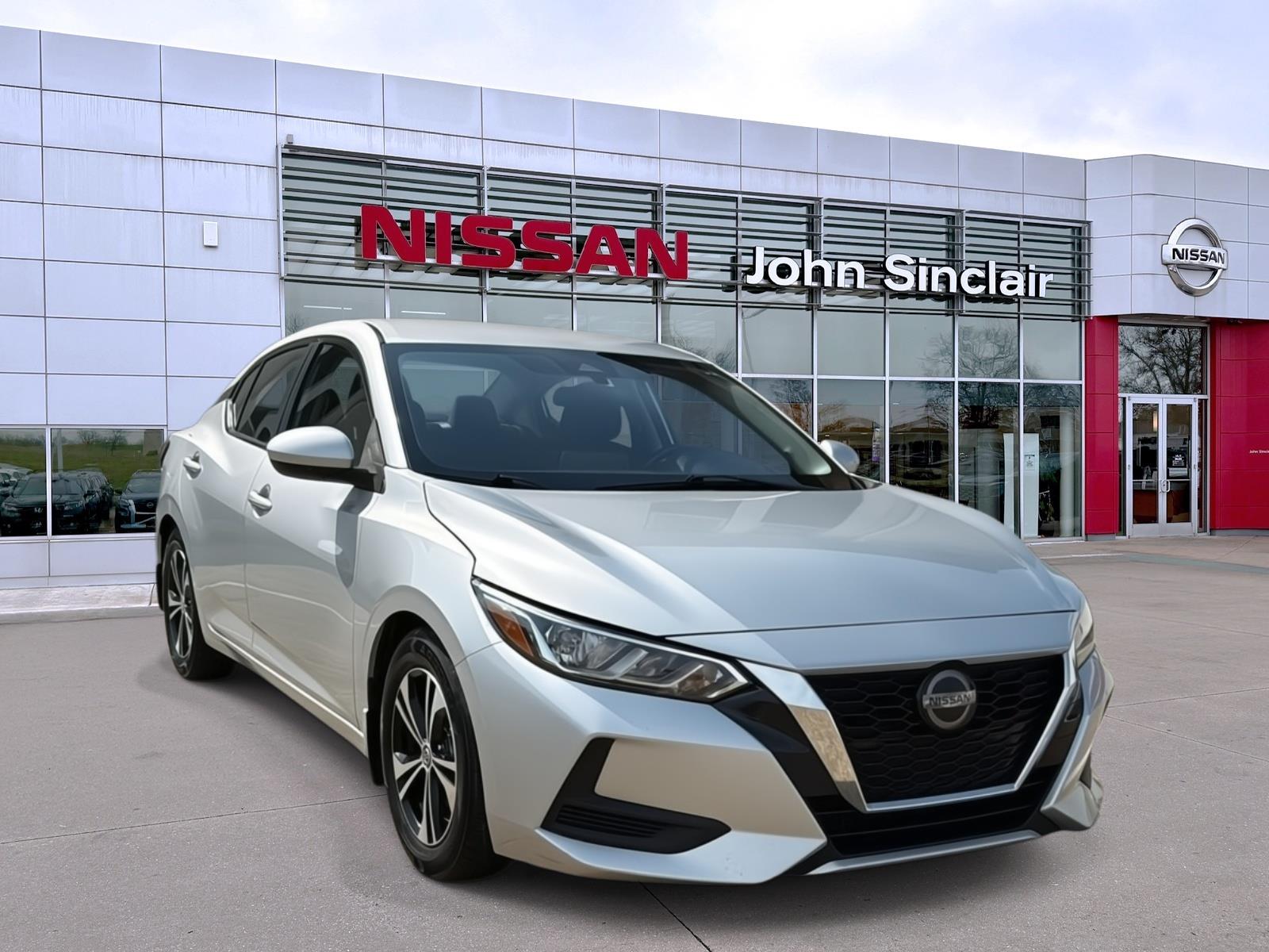 Brilliant Silver Metallic 2021 Nissan Sentra Sedan Front-Wheel Drive Continuously Variable Transmission